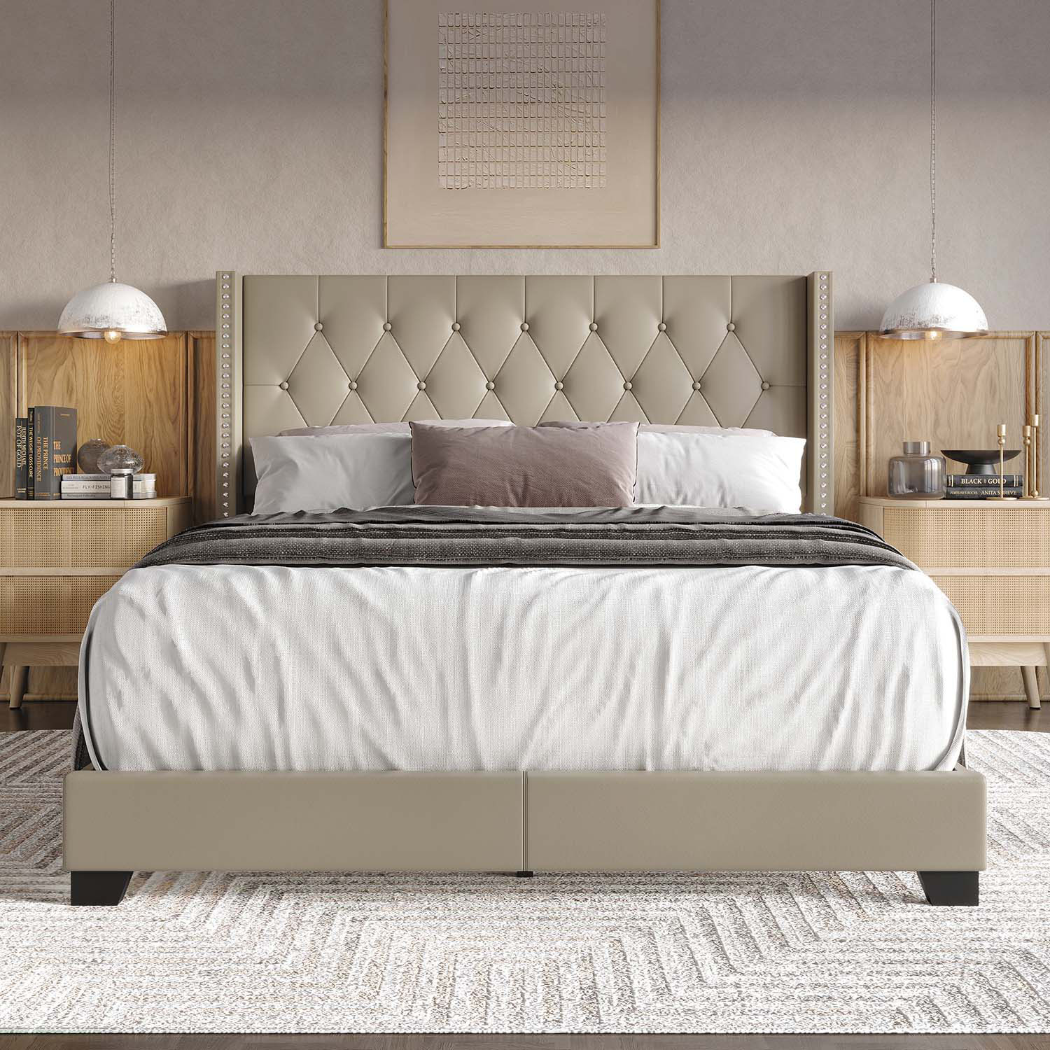 CasePiece C8403TUB-GD-PU beds - View #2
