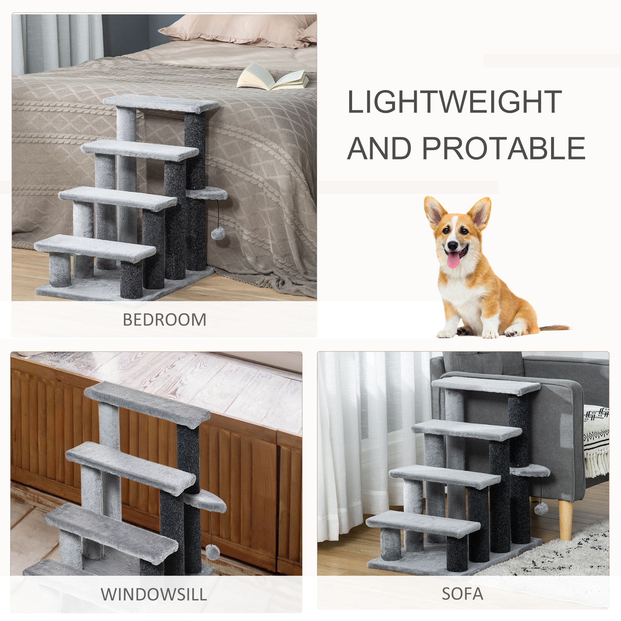 PawHut D06-092V81 Pet-Steps - View #6
