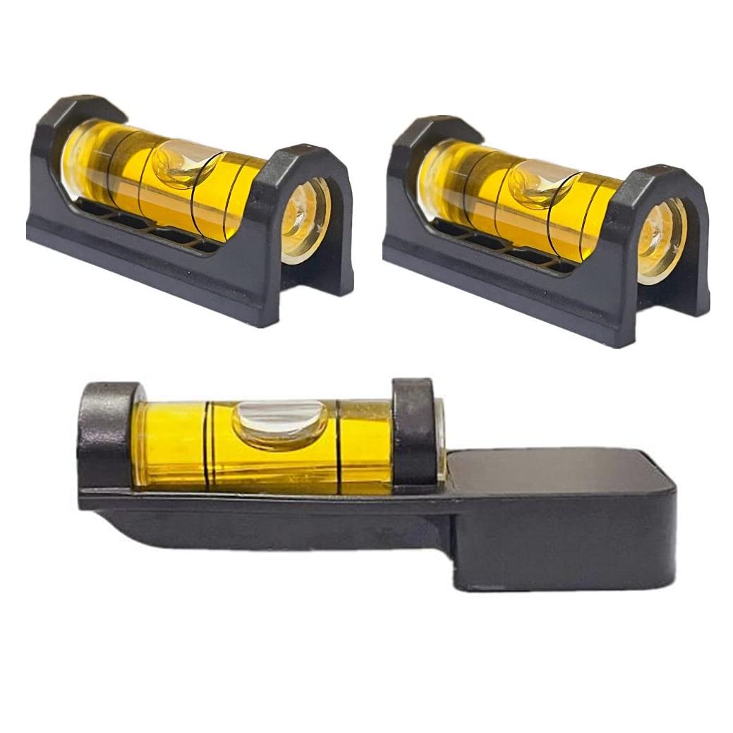 Linder Group Inc Magnetic gunsmith level scope mounting leveling Kit 3 pcs high precision scope alignment tool Set with short and long cylinder bubble levels