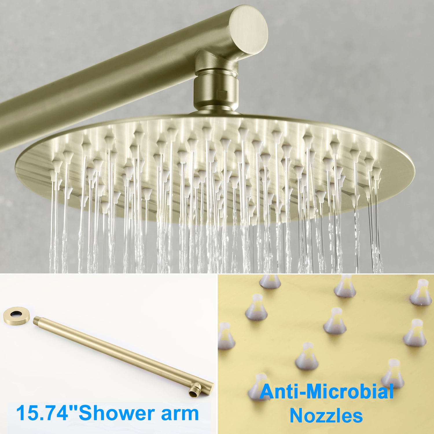 Cobbe RSF0108G Showerhead-Bar-Panels - View #3