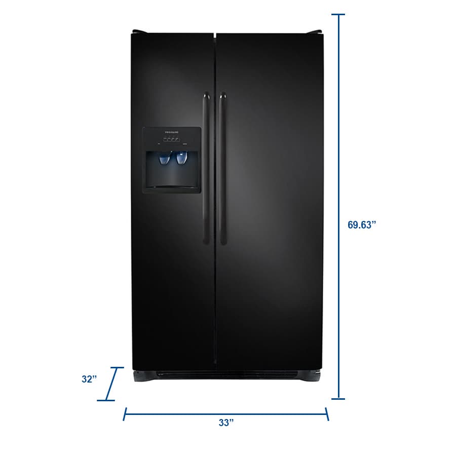 Frigidaire 22.07-cu ft Side-by-Side Refrigerator with Ice Frigidaire 22.07-cu ft Side-by-Side Refrigerator with Ice