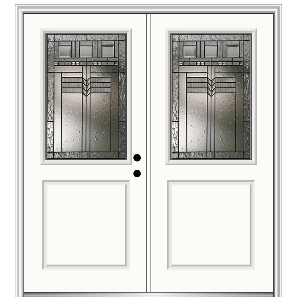 MMI Door 72 in. x 80 in. Both Active Primed Composite Glass 15