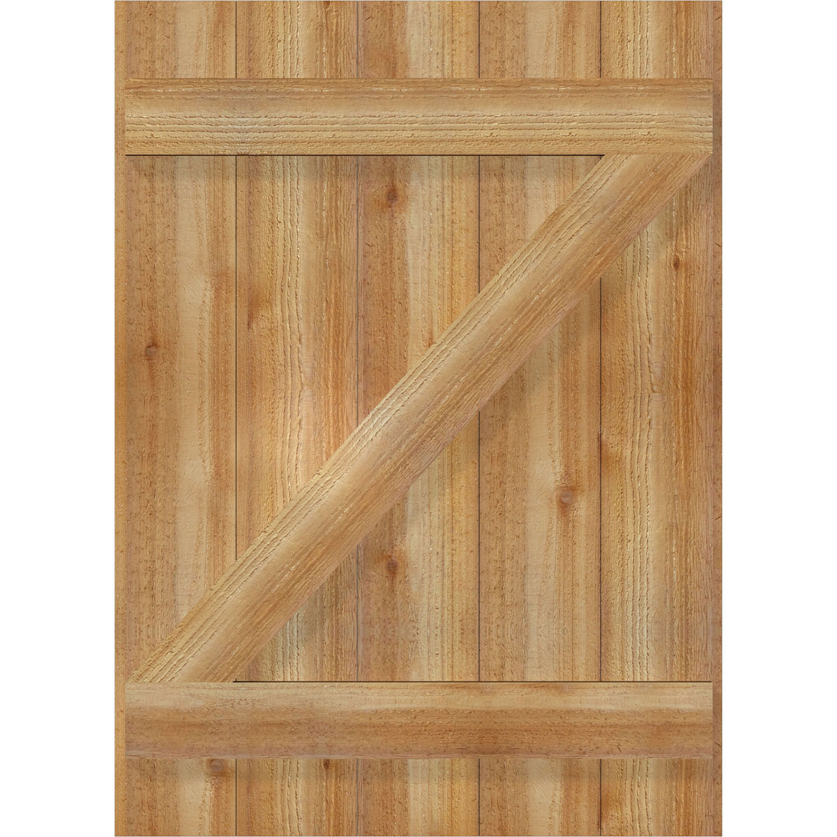 Ekena Millwork RBJ06Z26X037RWR Exterior-Shutters - View #5