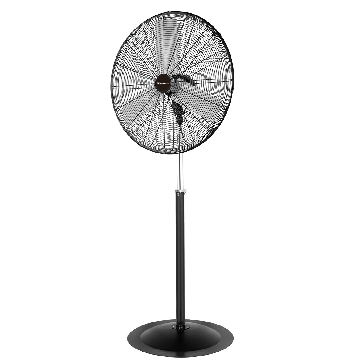 VisionAir 30-in 115-Volt 3-Speed High Velocity Indoor/Outdoor Black Oscillating Pedestal Fan 1VAFP30 Sansujyuku sansujyuku.com