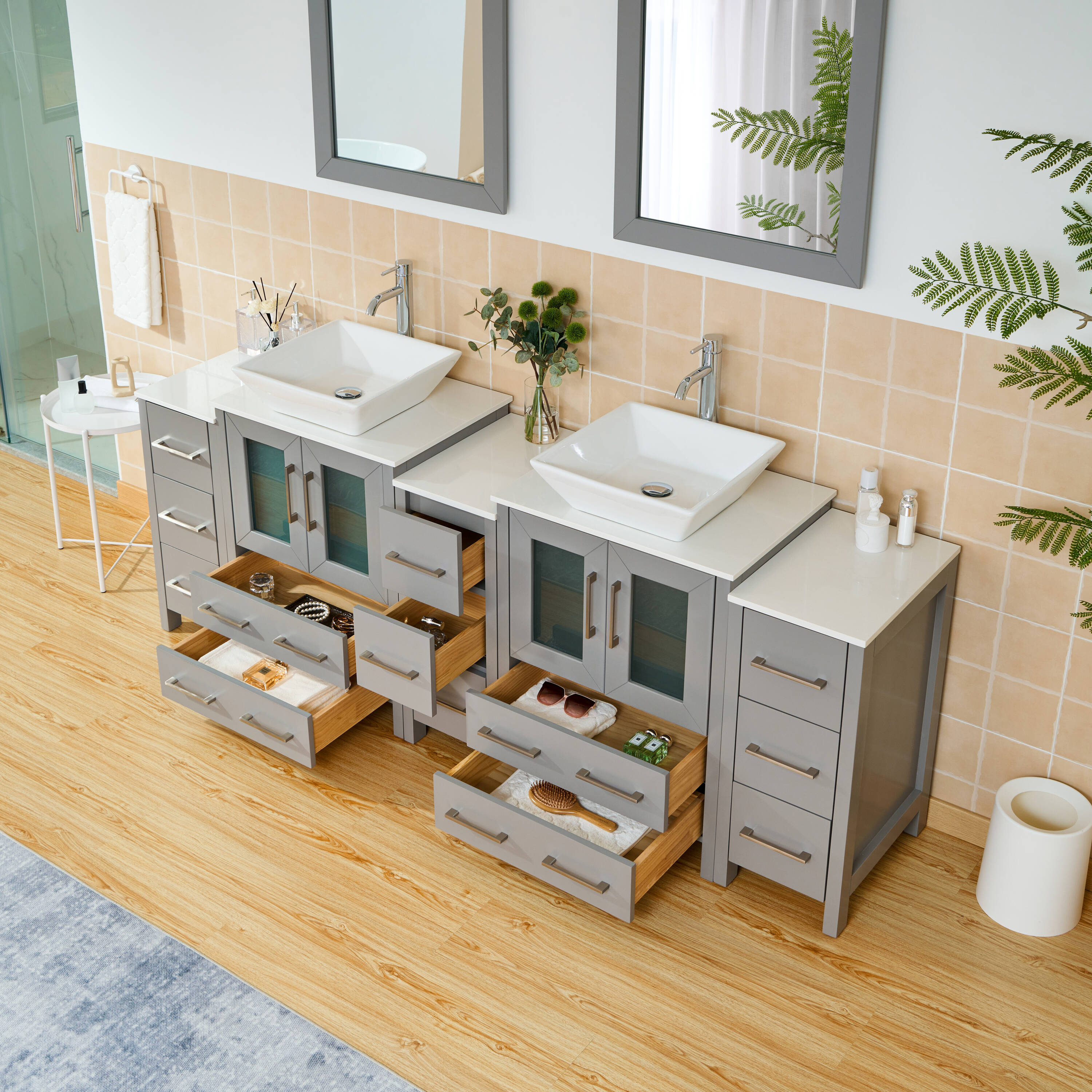 Vanity Art VA3124-84G Bath-Vanity-Combo - View #10