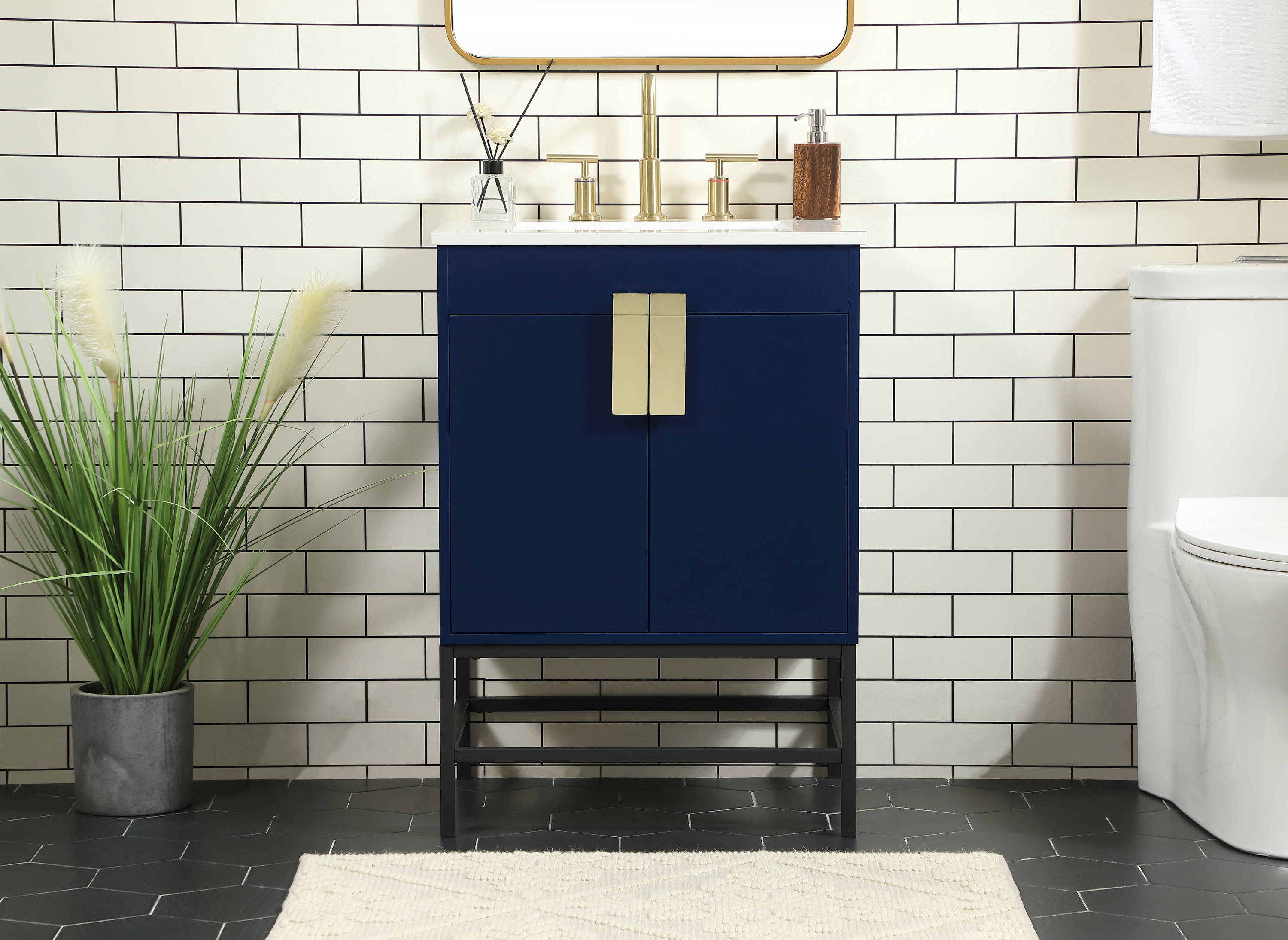 Elegant Decor HF146472MBL Bath-Vanity-Combo - View #2