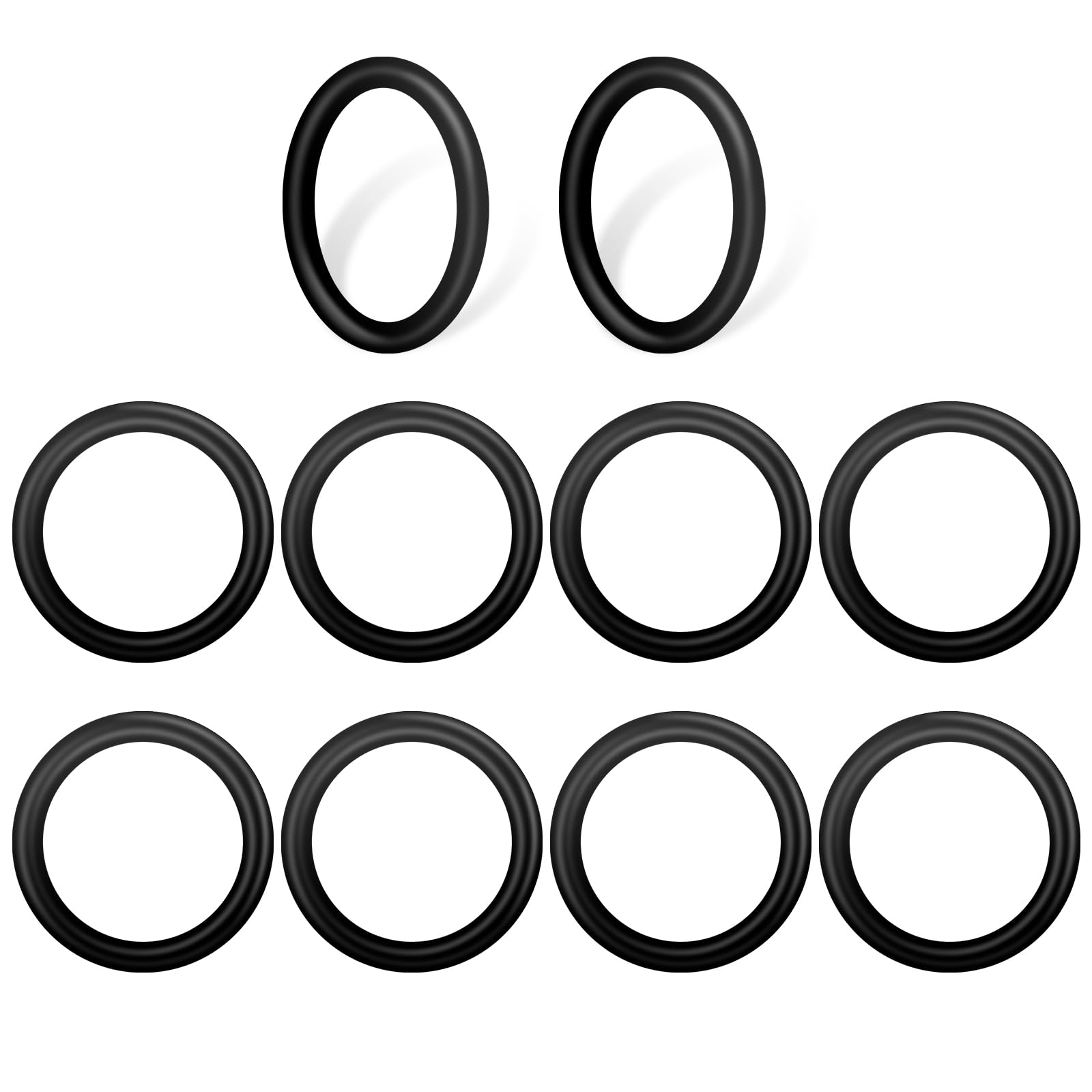 Phewnyzo  Pool Pump Hose O-Ring Replacement for 1.25 Inch Hose Connection 10-Pack for Filter Pumps and Sand Filter Systems