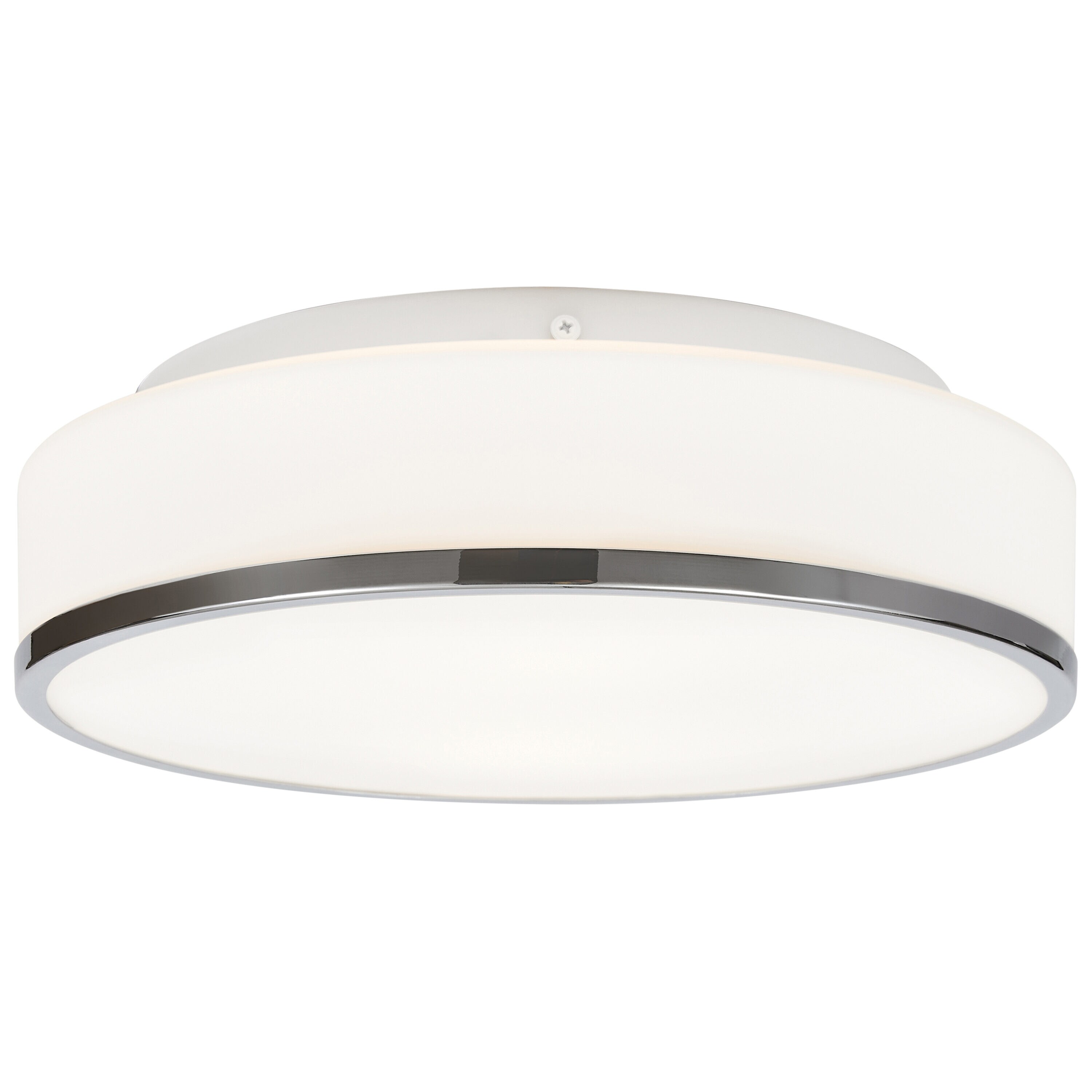 Access Lighting 20671LEDDLP-CH/OPL Aero 2 -Light Gloss Chrome Indoor/Outdoor Flush Mount Light