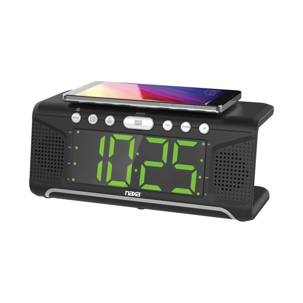 Naxa 849104891M Digital Rectangle Tabletop Traditional with Alarm