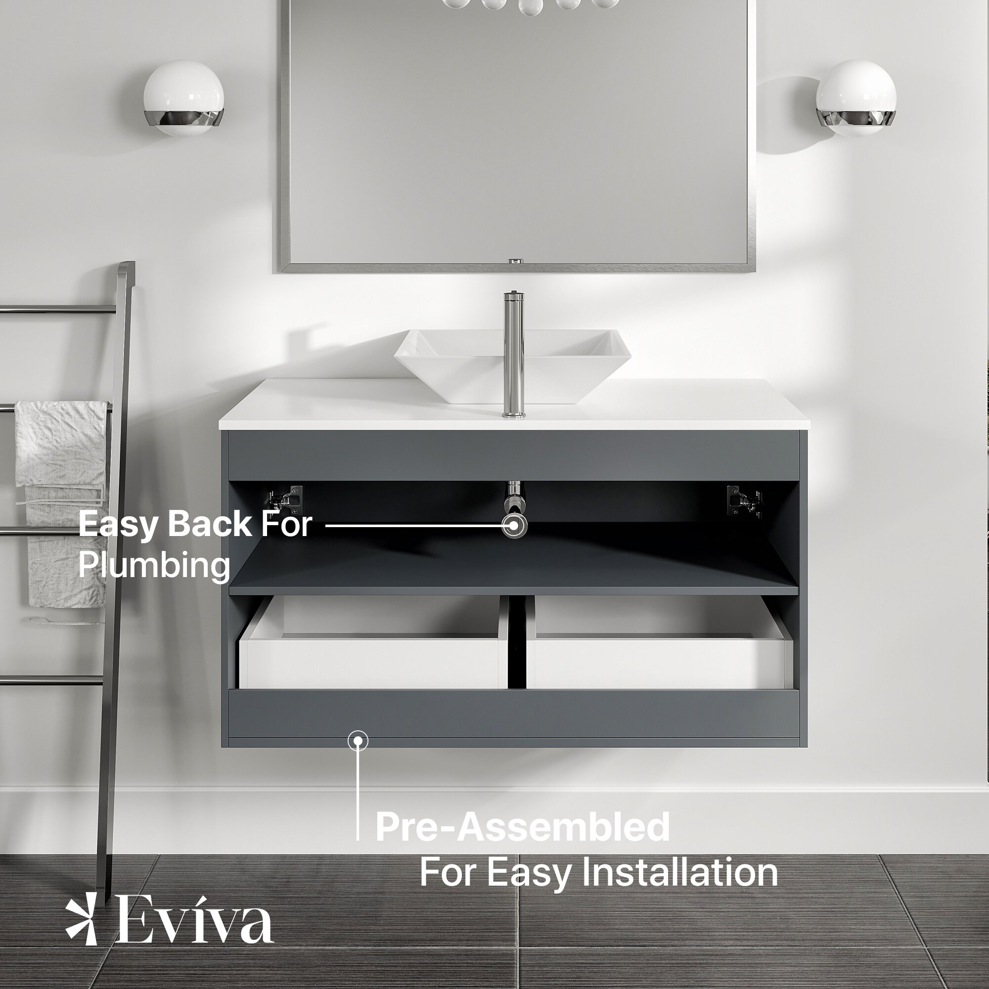 Eviva EVVN823-40GR Bath-Vanity-Combo - View #4