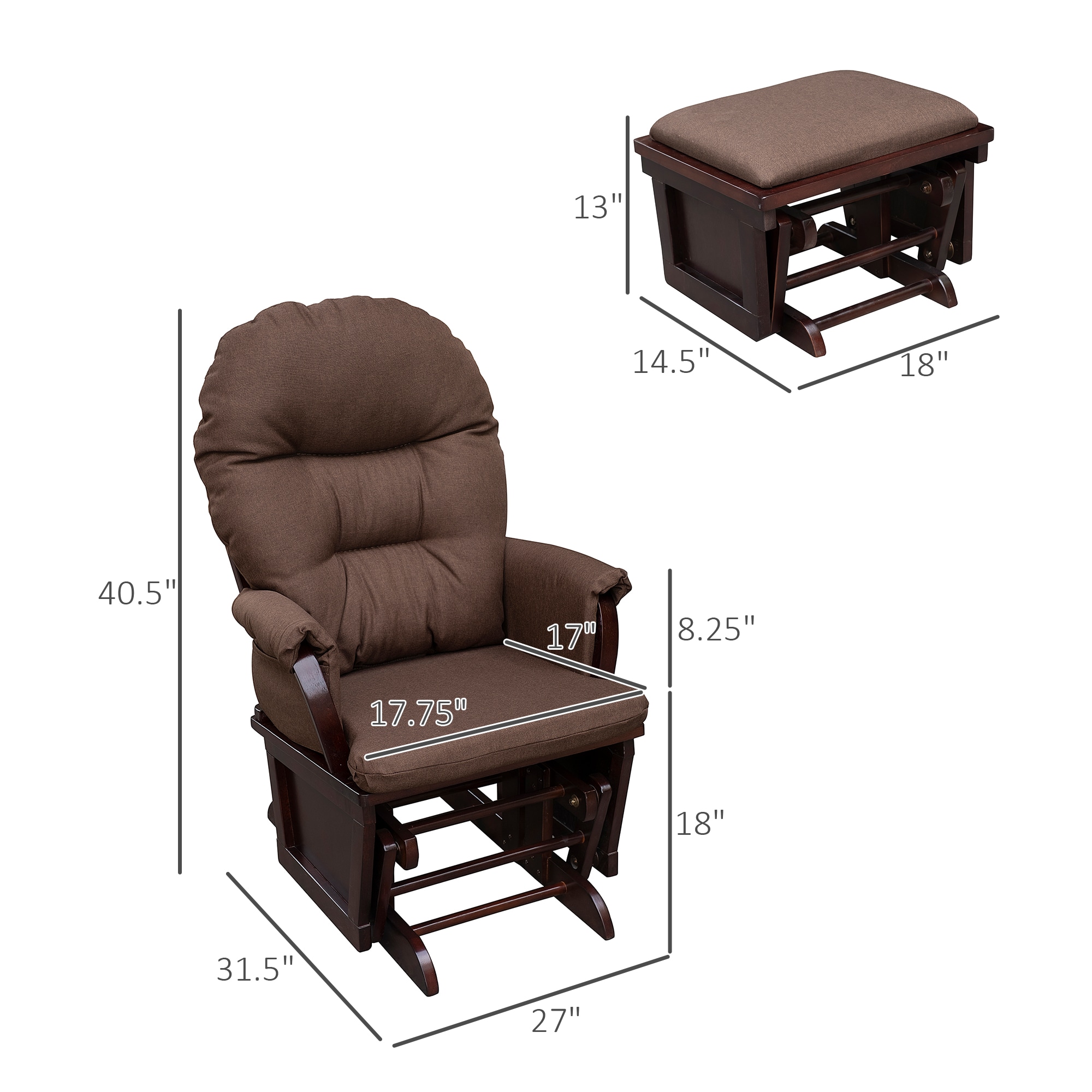 HomCom 833-506V01BN chairs - View #3