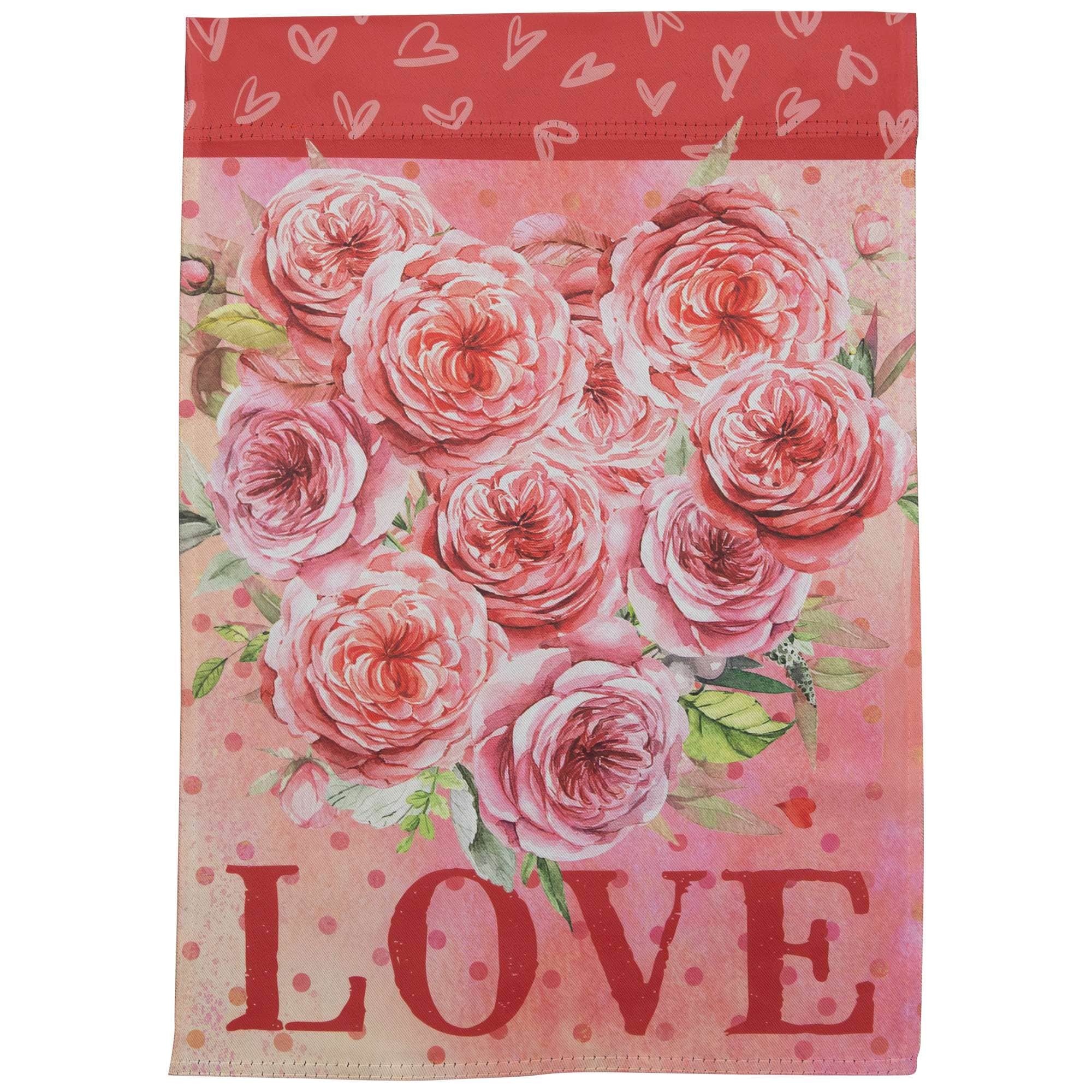 Northlight Love Rose Bouquet Garden Flag - Thumbnail 2