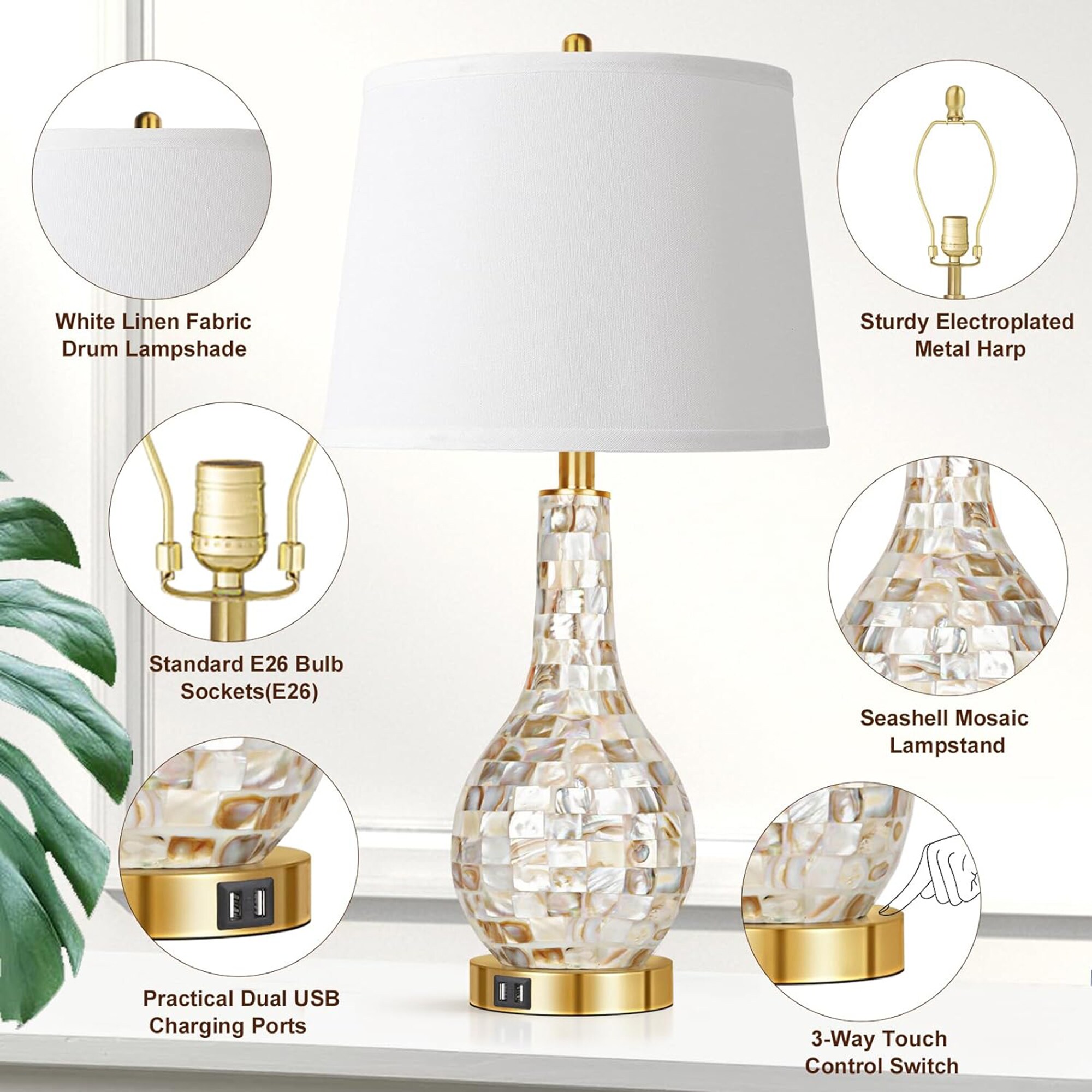 LETILY F9QCIA08 Table-Lamps - View #5