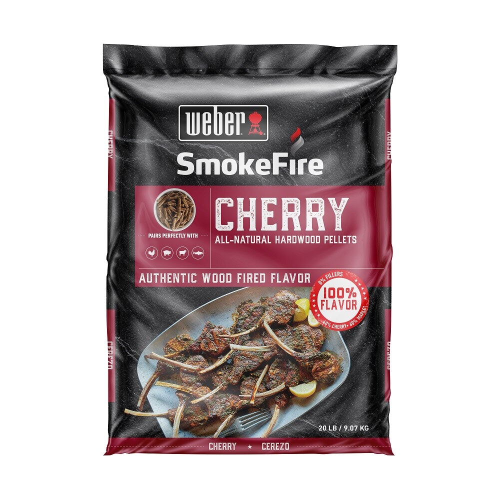 Weber 190005 Cherry 20-lb Wood Pellets