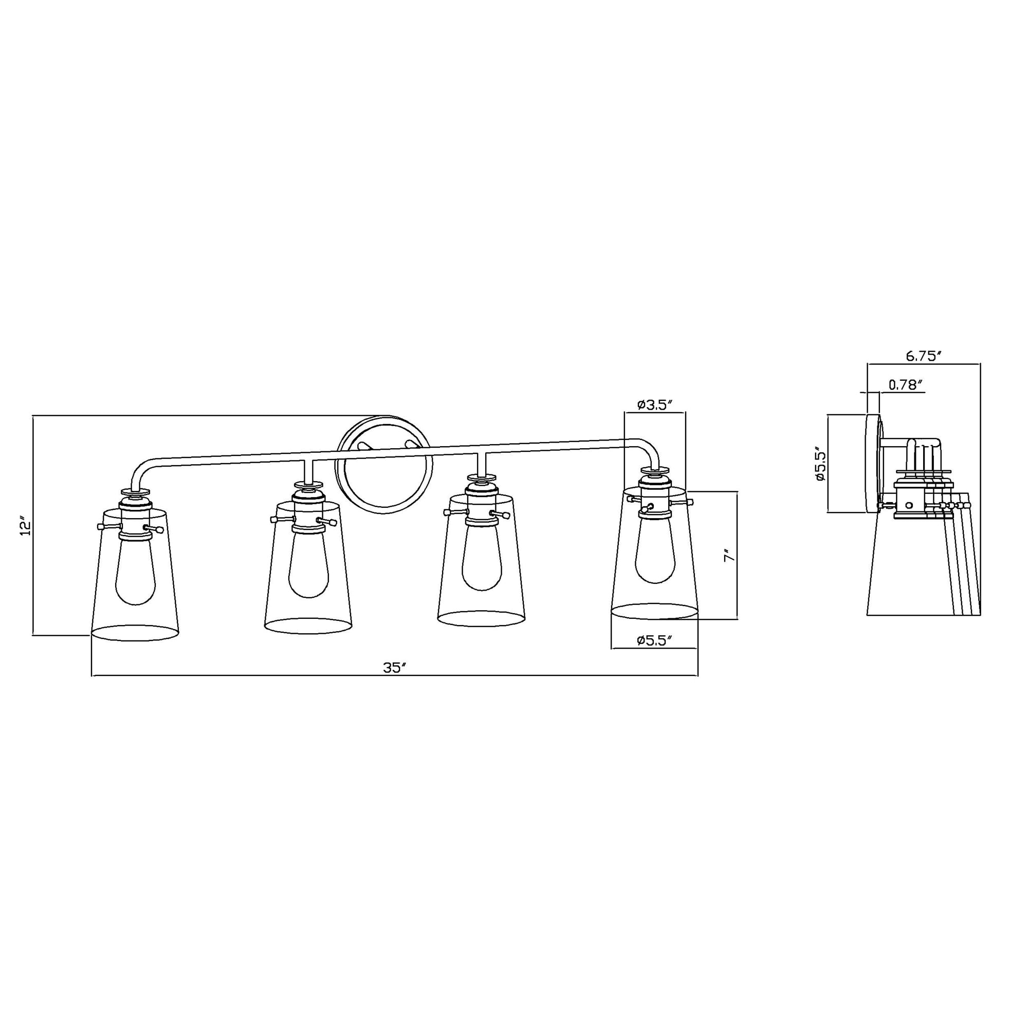 Forte Lighting 5118-04-55 b089995 - View #5