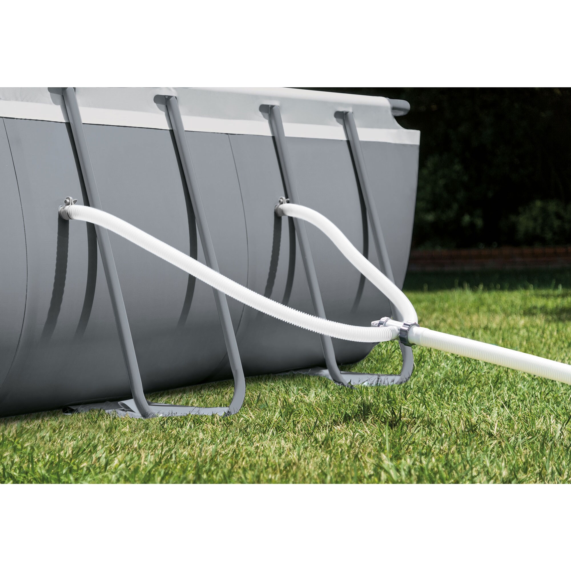 Intex Rectangular Ultra XTR Above Ground Pool with Sand Filter Pump