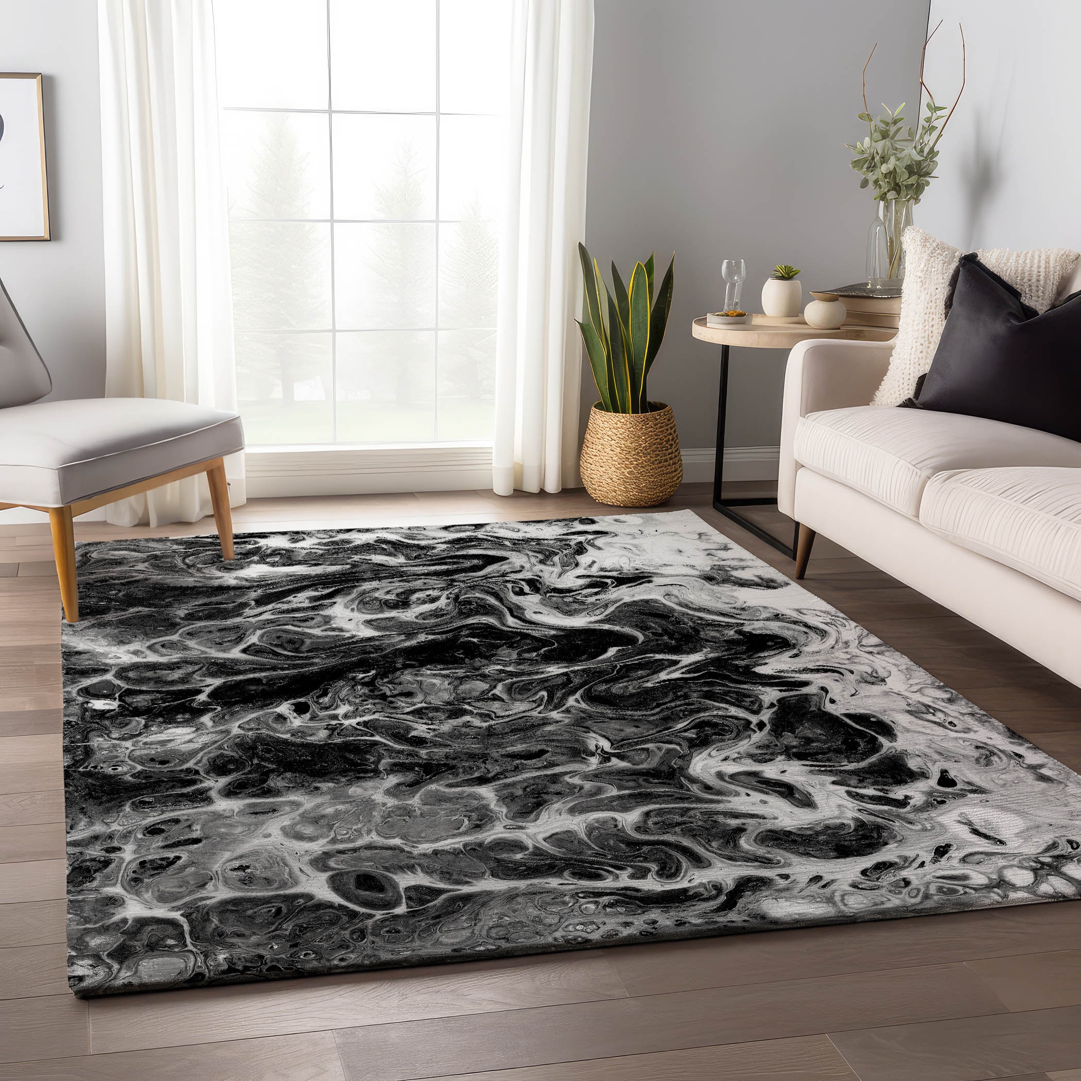 Addison Rugs AMF59TB10X14 Mayfield AMF59TB 10 x 14 (ft) Loomed Polyester Taboo Rectangular Indoor Abstract Machine washable Area rug