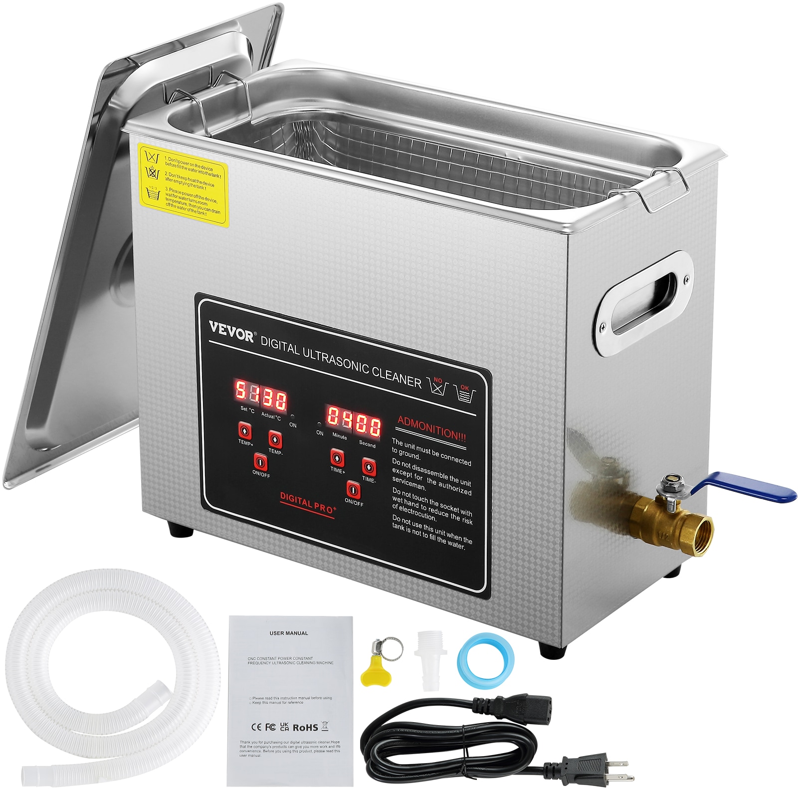 VEVOR SXCSBQXJ6L00KPIORV1 1 -Speed Multipurpose steam cleaner