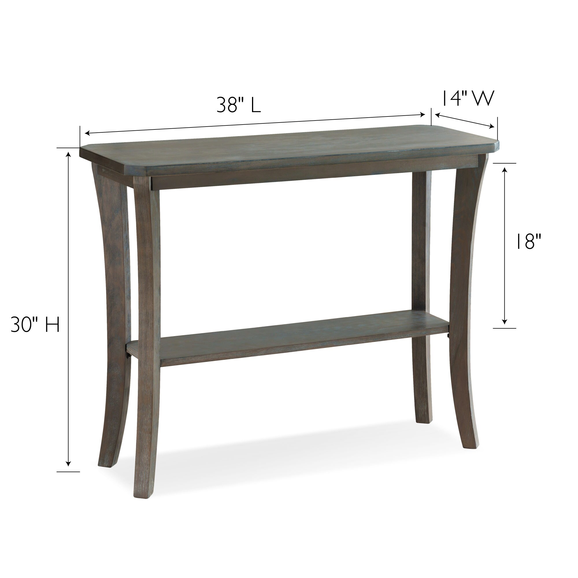 Leick Home 10332-RG Console-Sofa-Tables - View #3