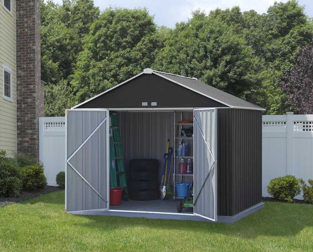 Arrow EZ10872HVCCCR 10-Feet x 8-Feet EZEE Shed Galvanized steel Storage Shed