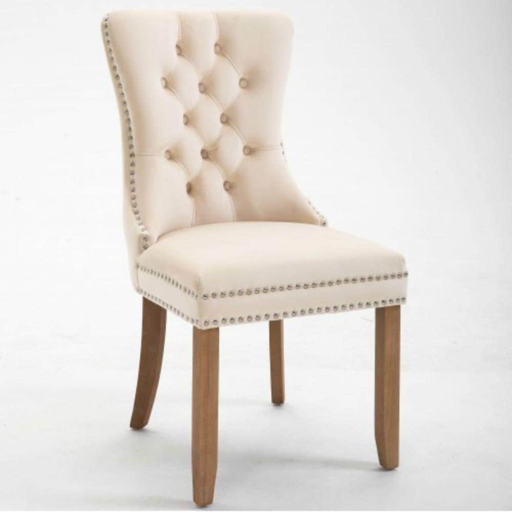 CASAINC DS-W28605934 Contemporary/Modern Velvet Upholstered Dining Side Chair (Wood Frame)