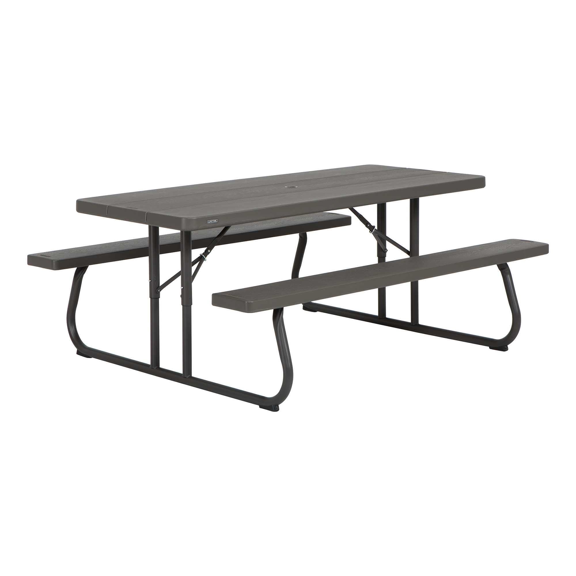 LIFETIME 6Ft Woodgrain FLD Picnic Table