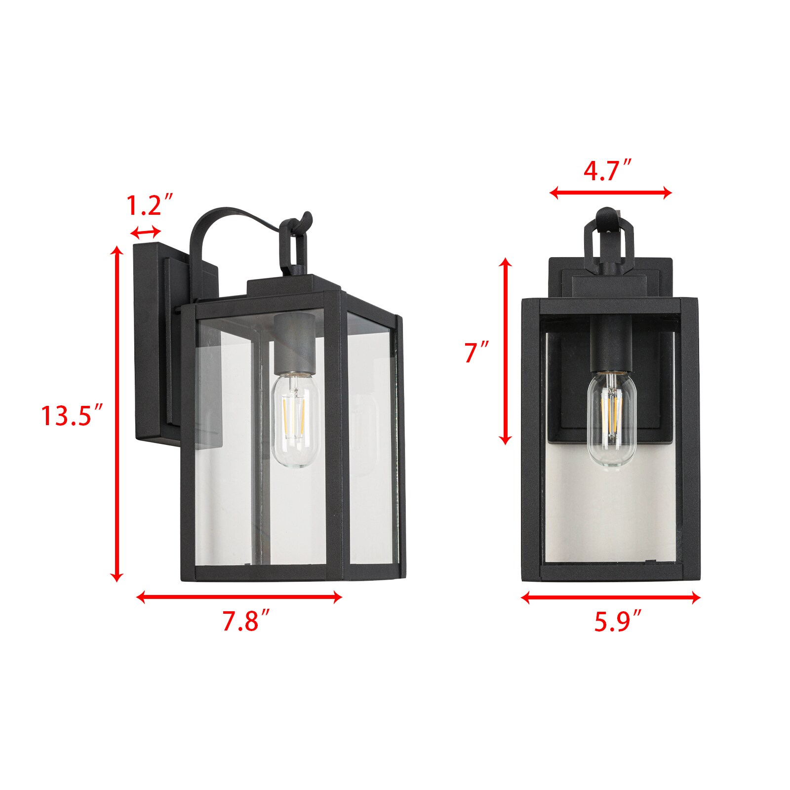 Flynama CTSD-CA1922-W Outdoor-Wall-Lighting - View #3