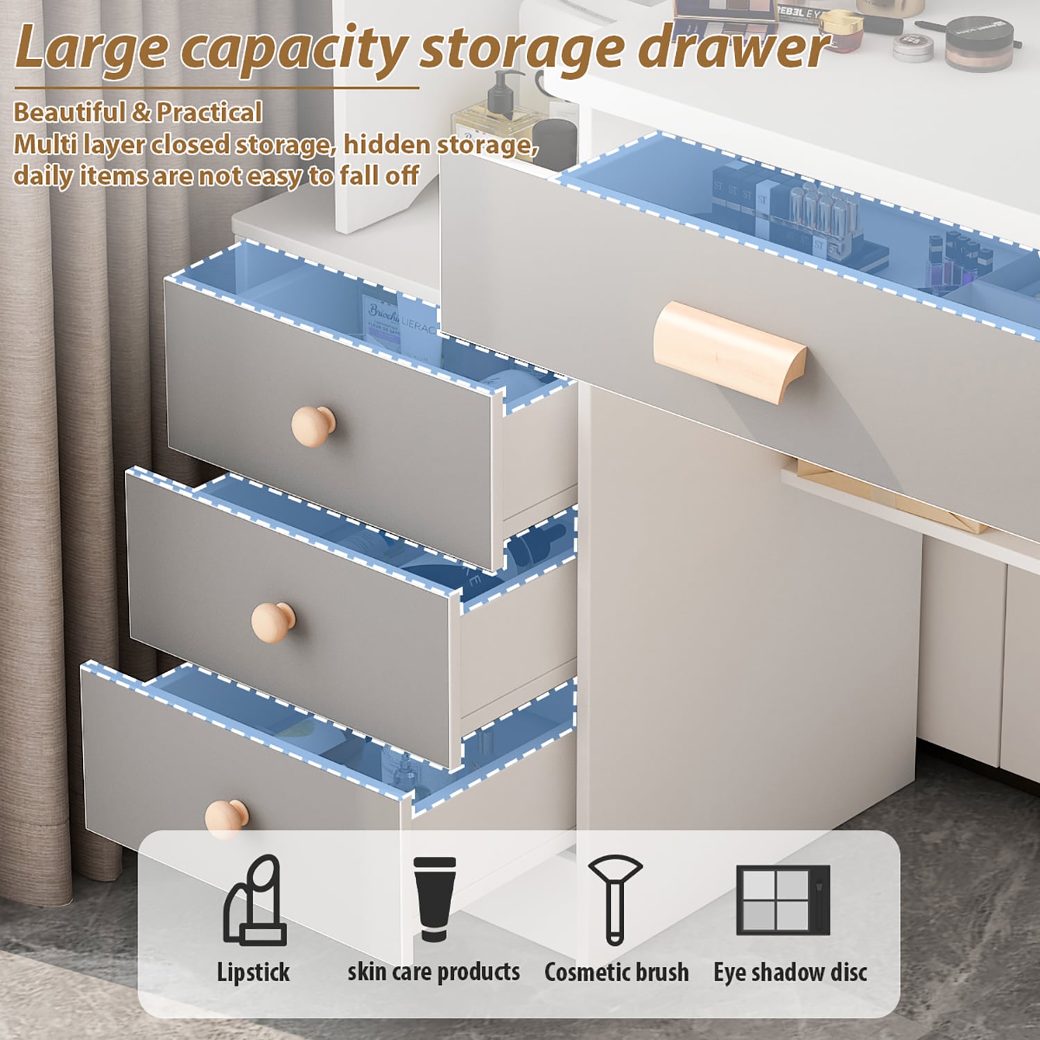FUFU&GAGA LJY-WFJX0096-02 Bedroom-Vanities - View #9