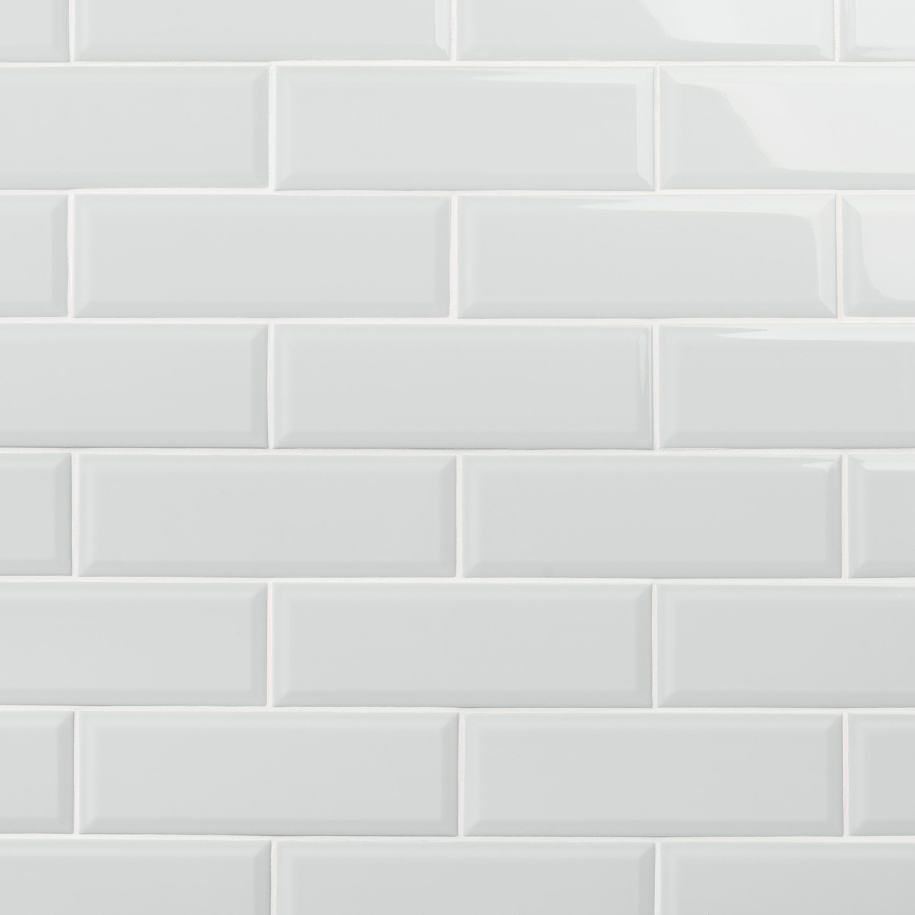 Artmore Tile EXT3RD108478 Melrose Ice White 4-in x 12-in Glossy Ceramic Subway Floor and Wall Tile (12.91-sq. ft/ Carton)