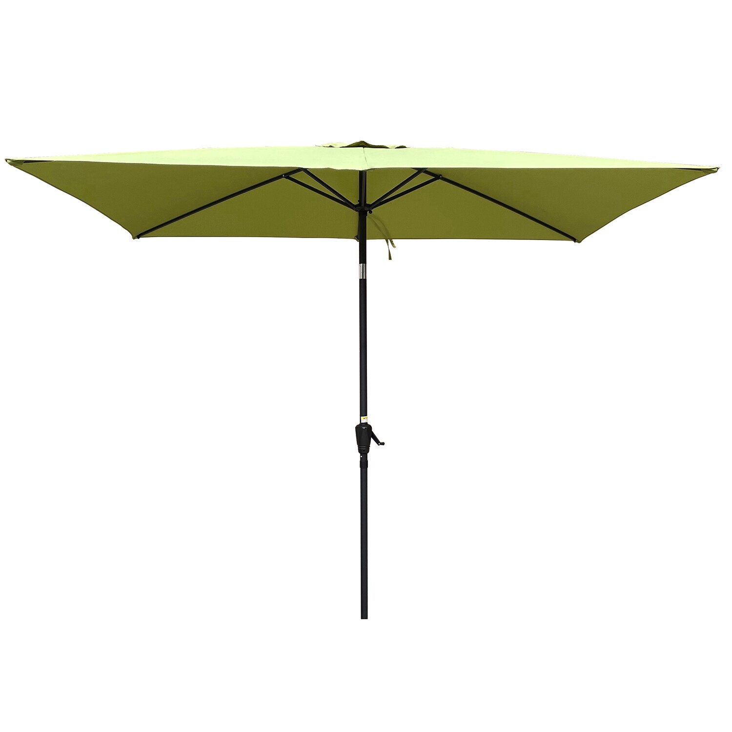Bybafun YA8100089 9-ft Steel Green Garden Patio Umbrella