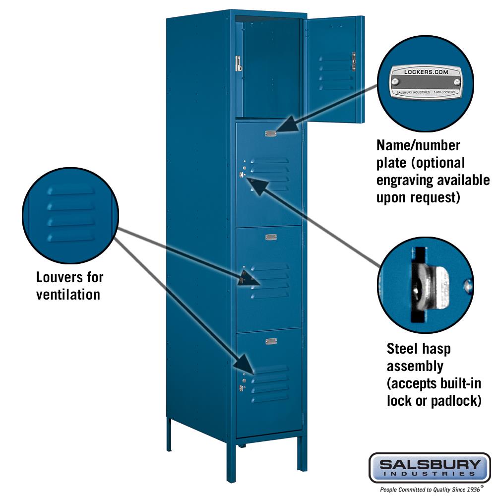 SALSBURY INDUSTRIES 18-54161BL-U Storage-Lockers - View #2