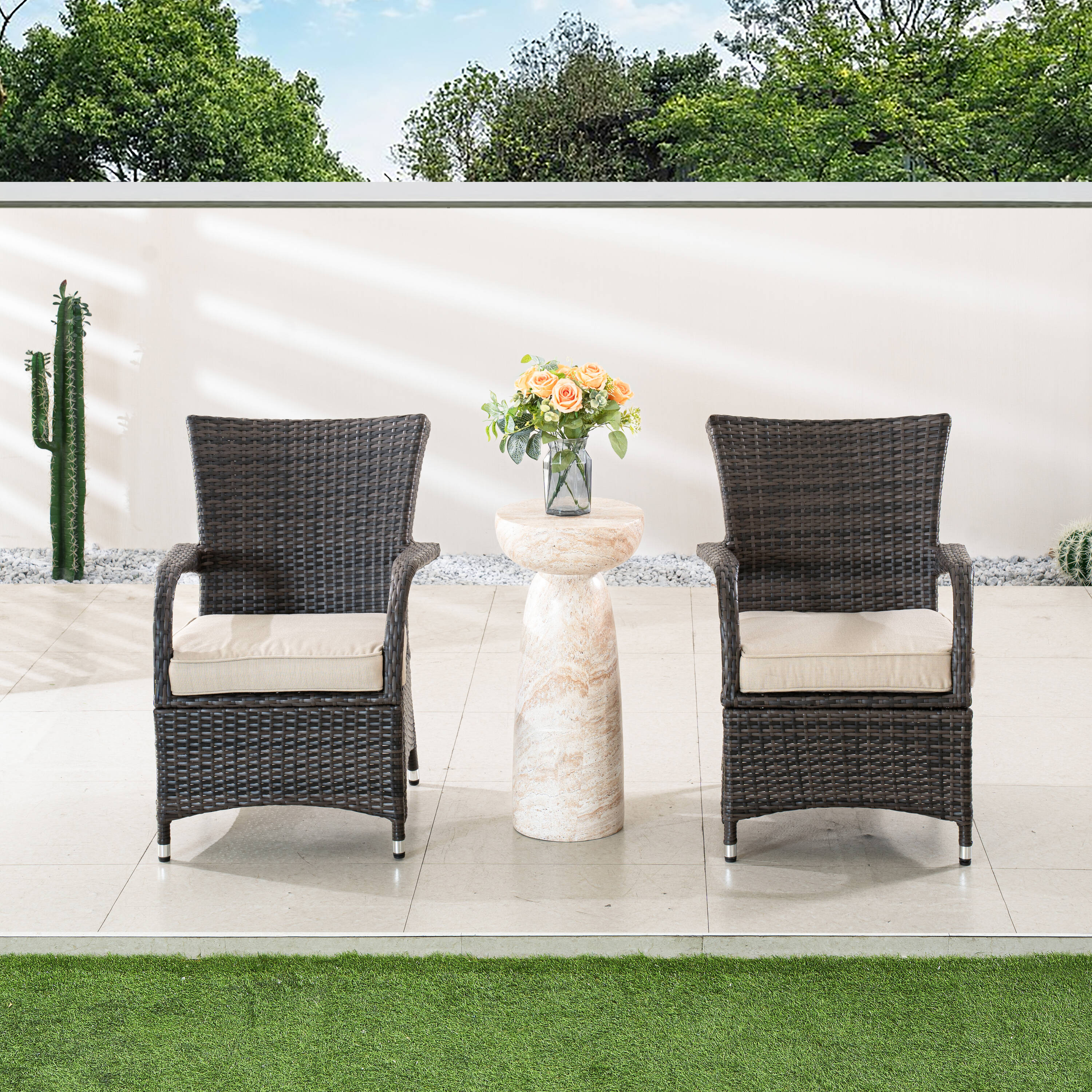 Direct Wicker DWC-230018ST1123B Patio-Conversation-Sets - View #2