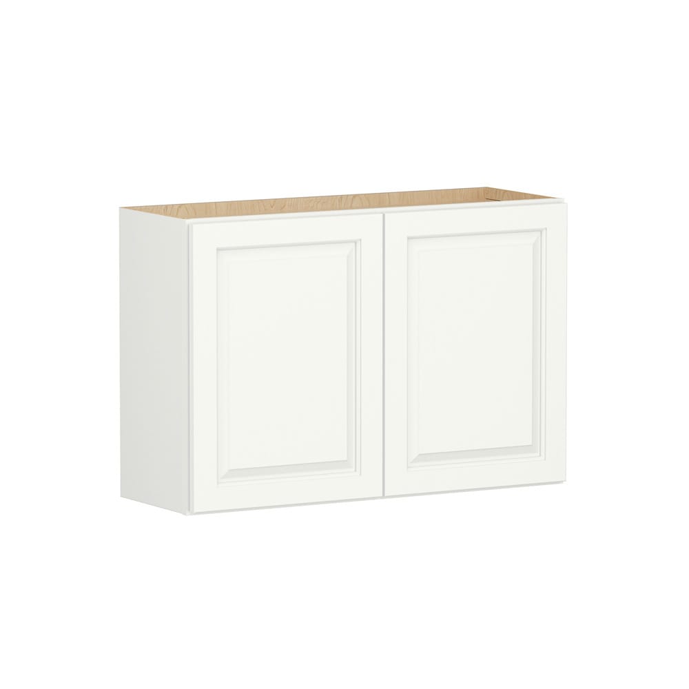 Shenandoah Stemson 36-in W x 24-in H x 12-in D Linen Painted Wall Fully Assembled Cabinet Raised Panel Raised panel