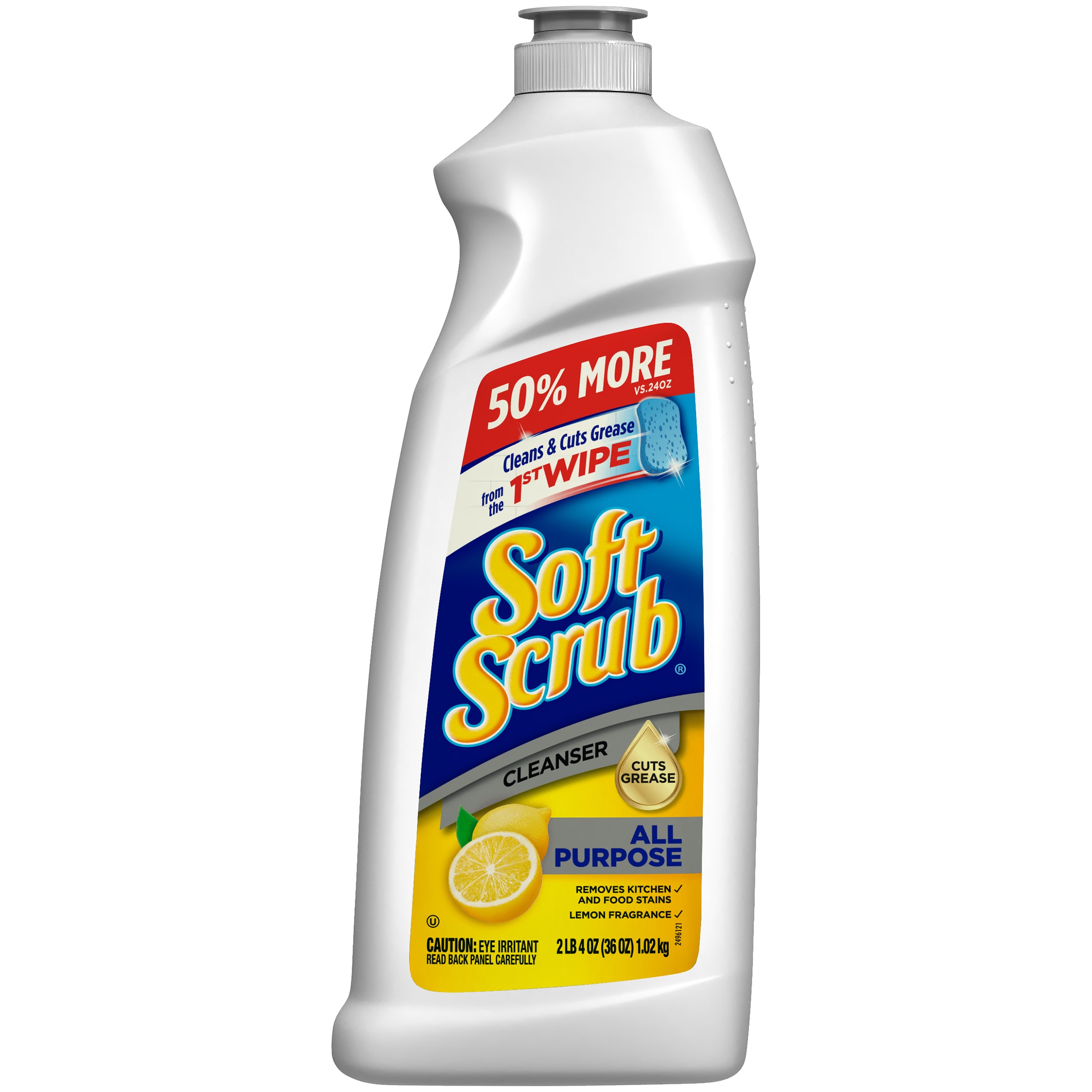  Scrub Free Bathroom Cleaner with Oxi Clean, Lemon Scent, 32 oz  (3) : Health & Household
