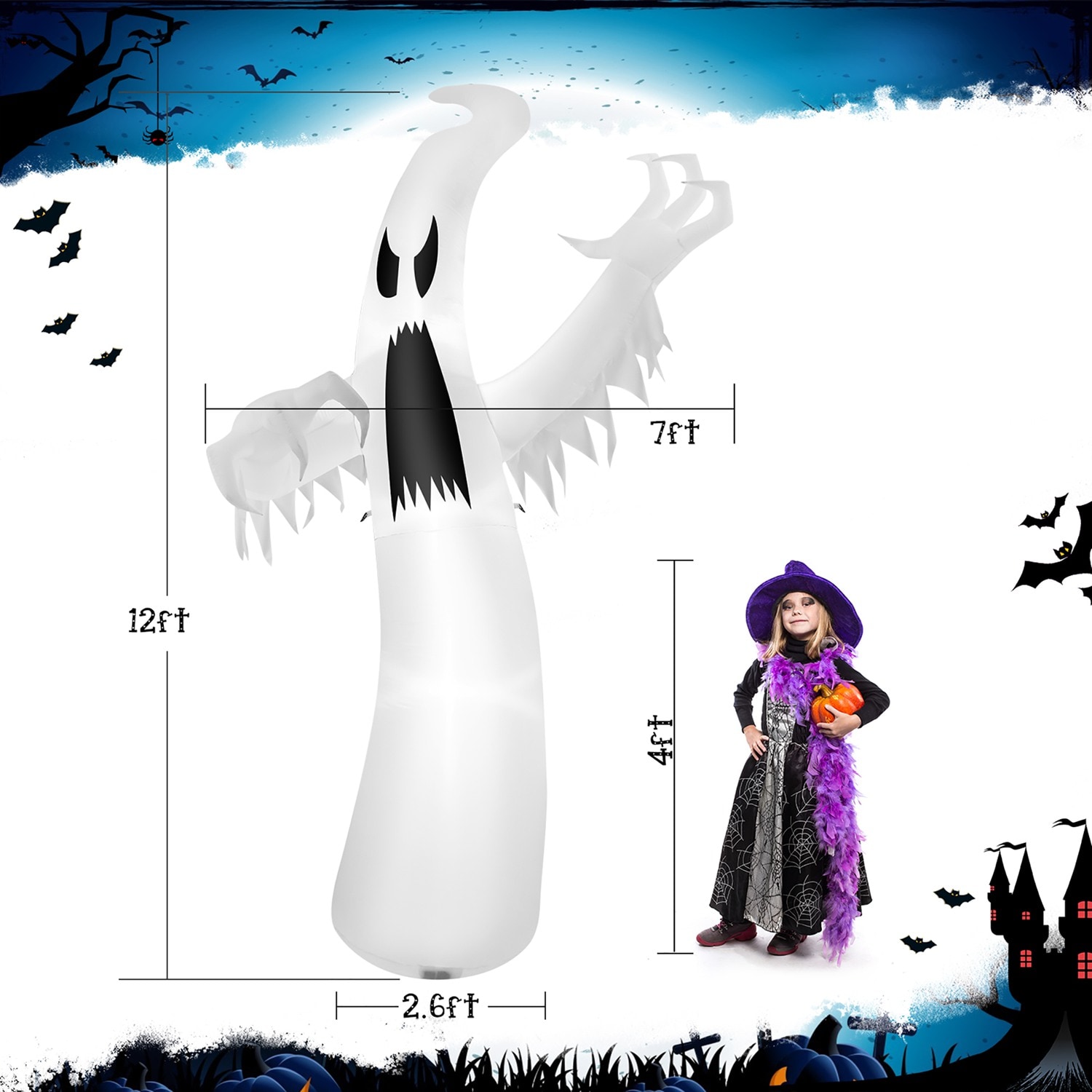 Costway CSHY001280 Outdoor-Halloween-Decor - View #3
