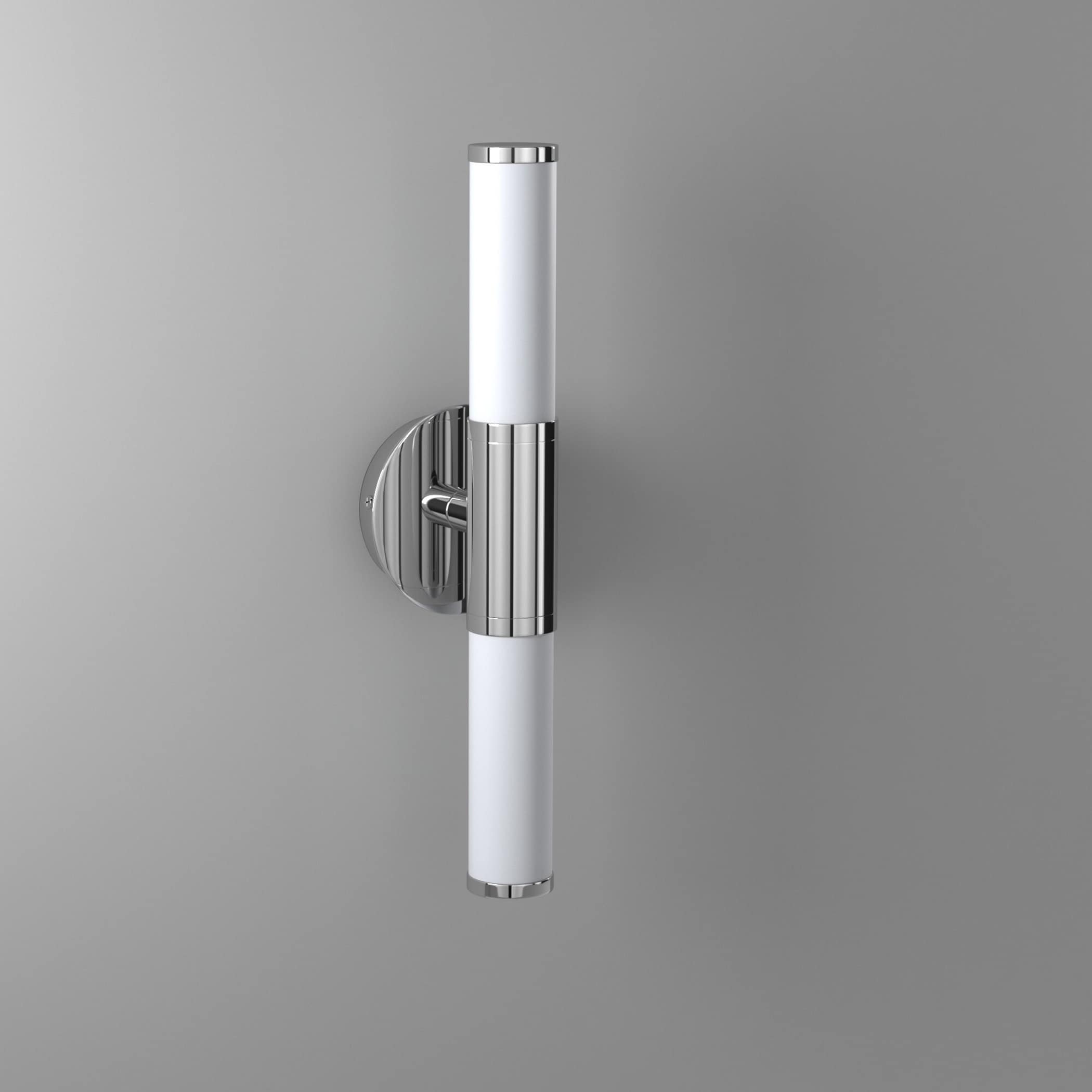 Palmera Chrome 20" LED Vanity Cylinder Wall Sconce
