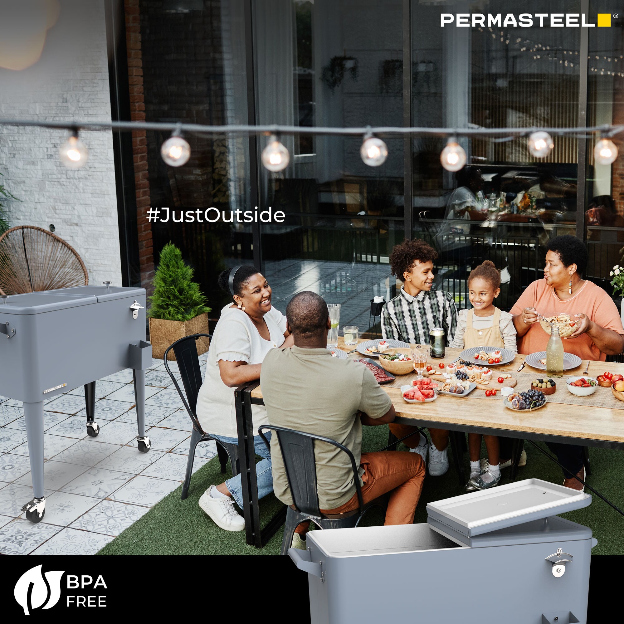 Permasteel PS-203 BLUE Beverage-Coolers - View #7