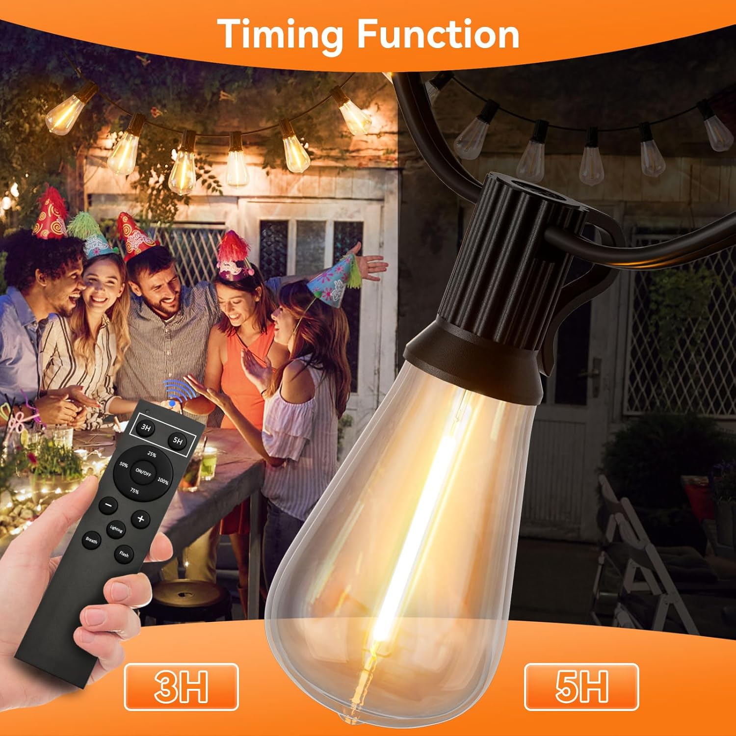 Etokfoks LETA4X1HK Patio-String-Lights - View #4