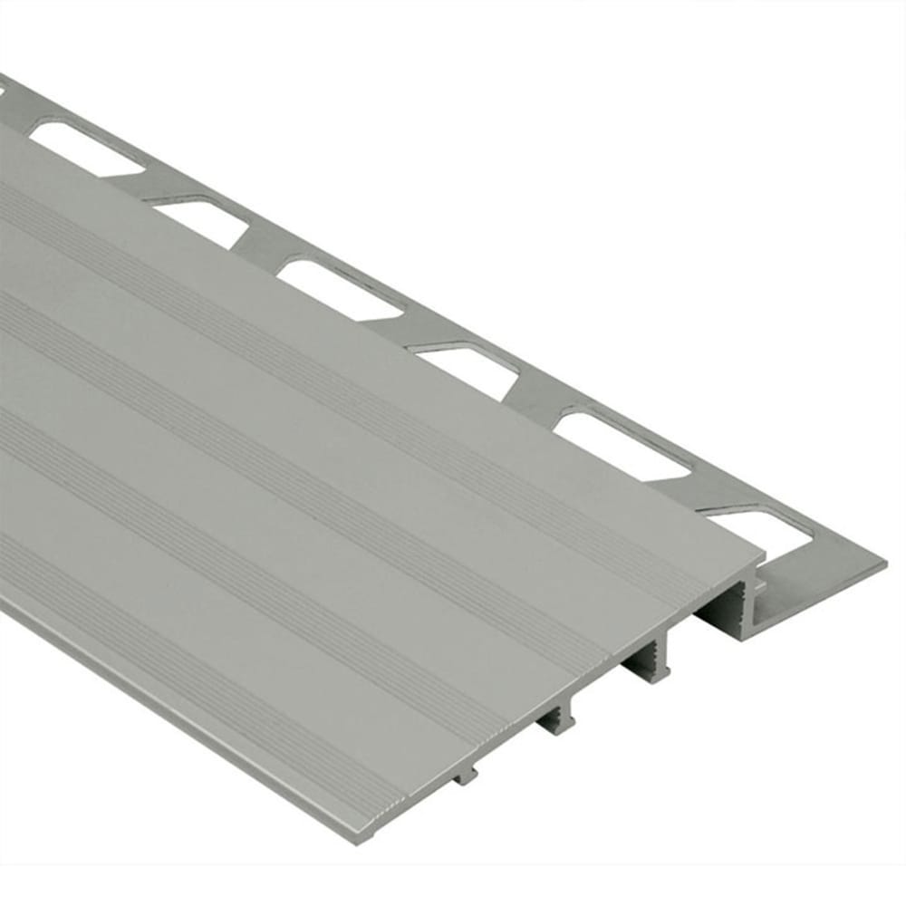 Schluter Systems AERP200B90 Reno-Ramp 0.75-in W x 98.5-in L Satin anodized aluminum Aluminum Reducer Tile Edge Trim