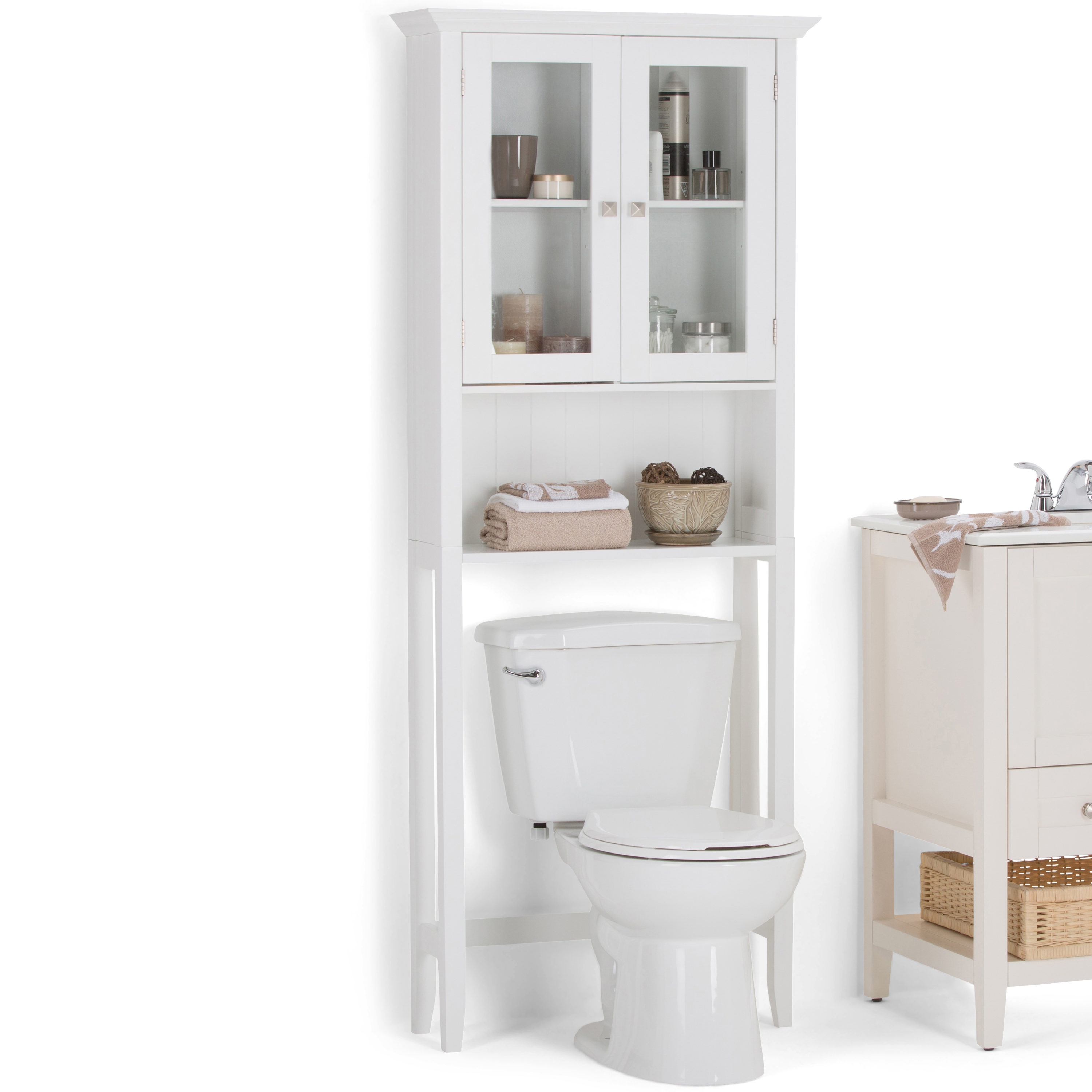 Simpli Home AXCBSACA07-WH etageres - View #9