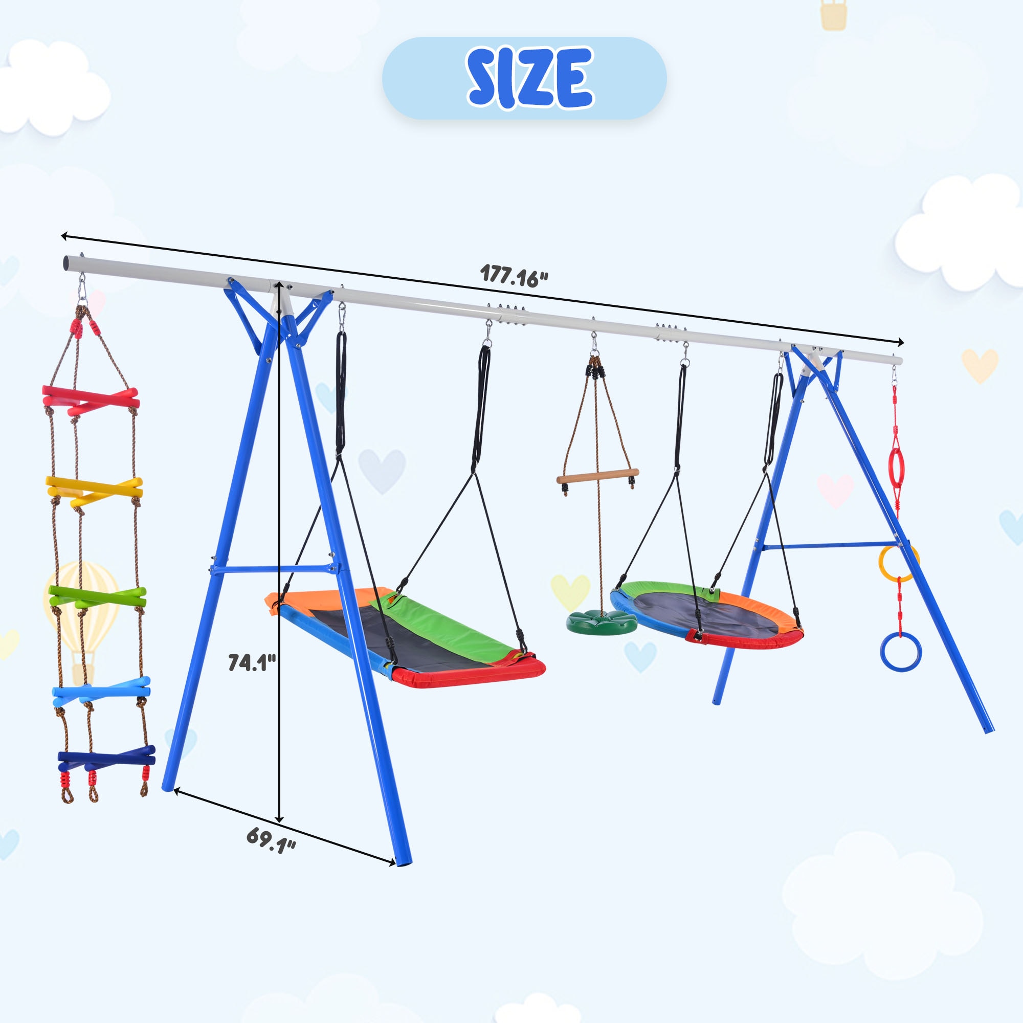 Siavonce XH46AAC Playset-Swings - View #4