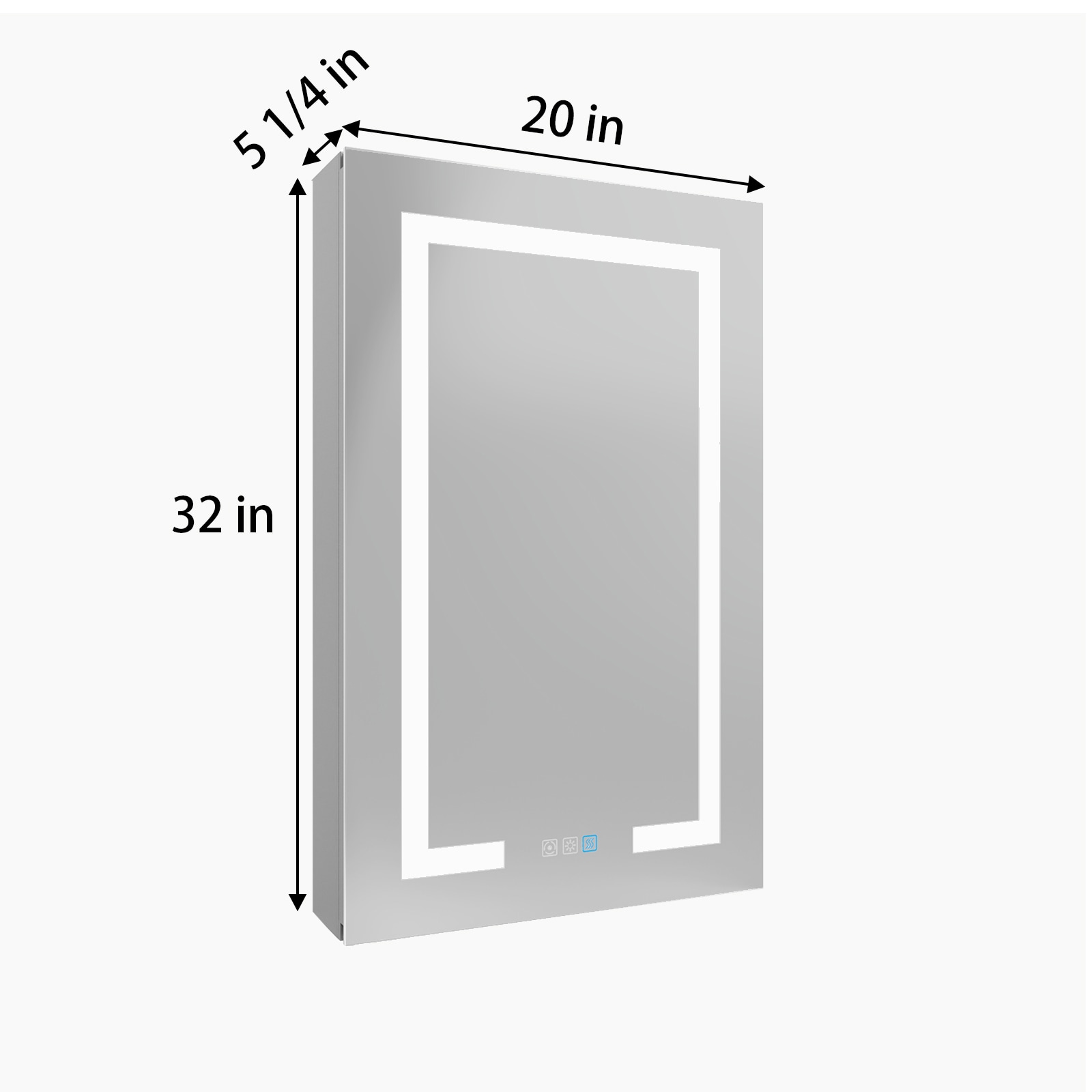 ExBrite EBMC2026V3RB Bathroom-Medicine-Cabinets - View #4