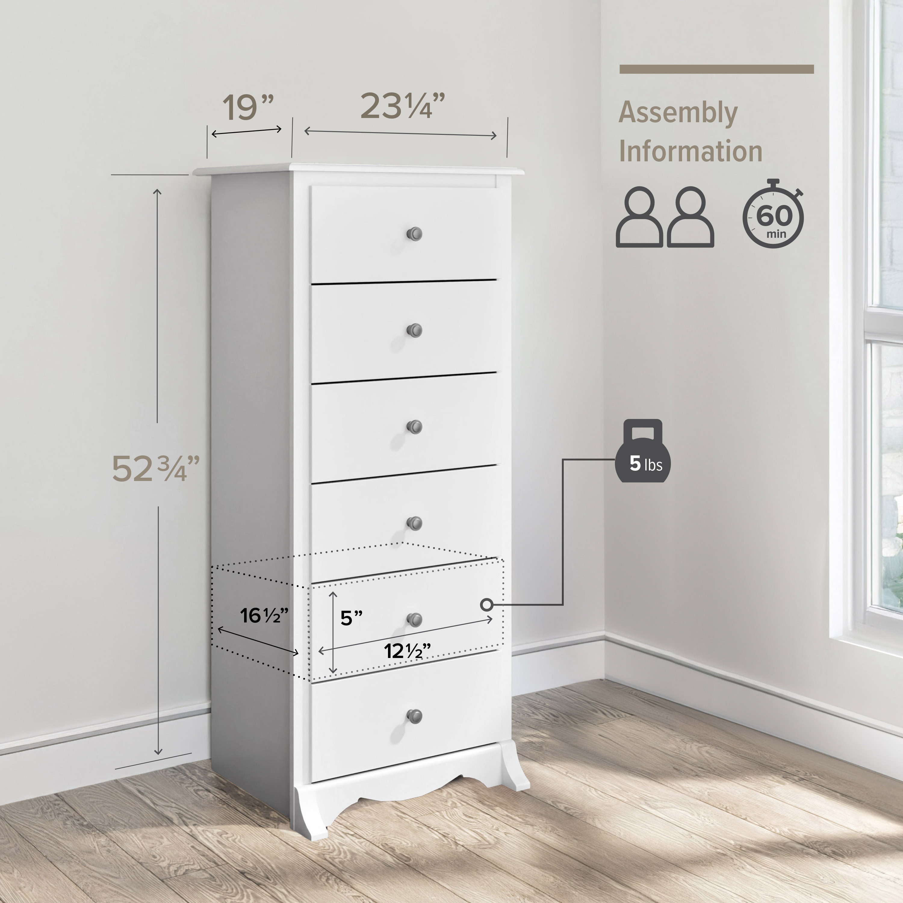 Prepac WDC-2354-K dressers - View #3