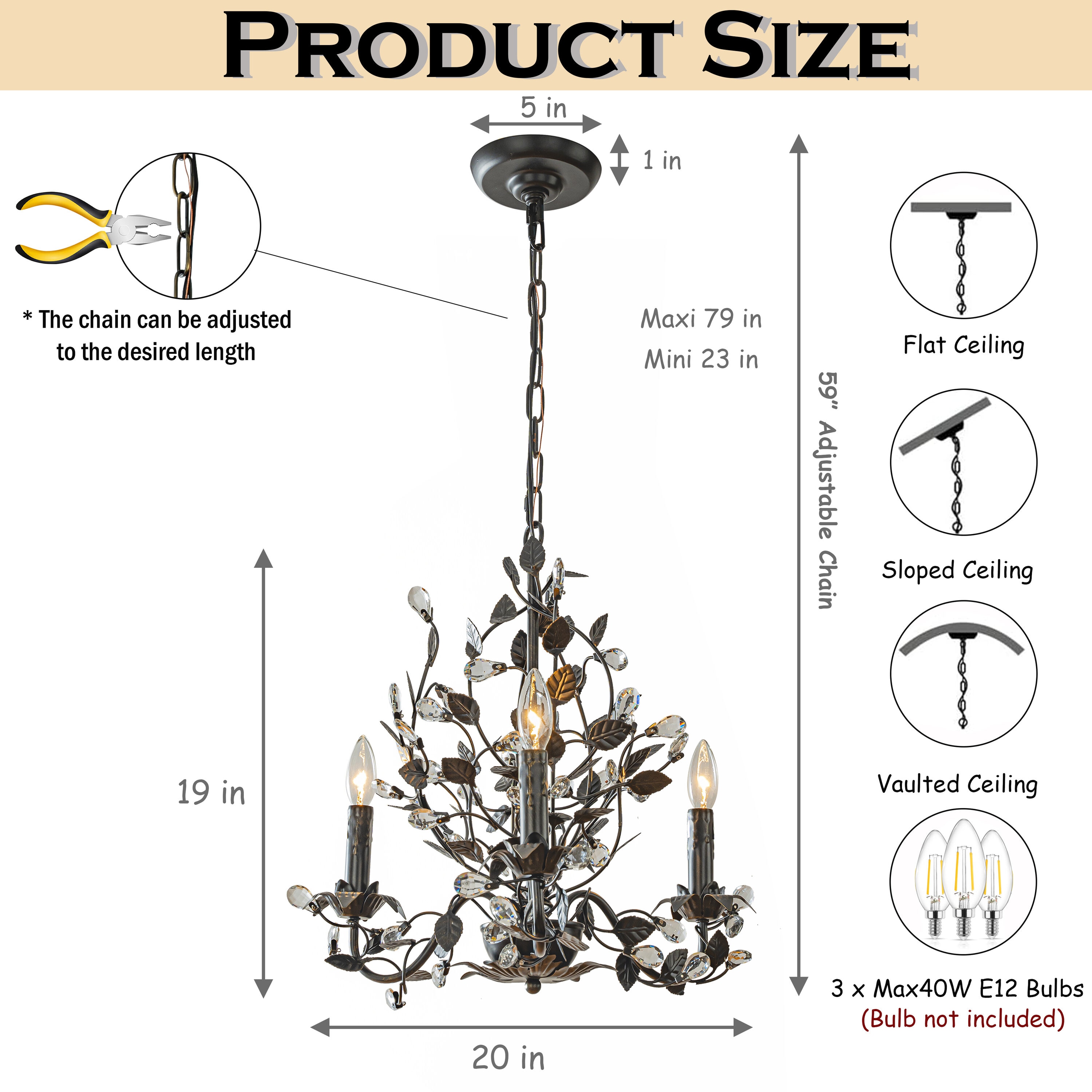 AloaDecor Lighting L70560315CS40 b090015 - View #3