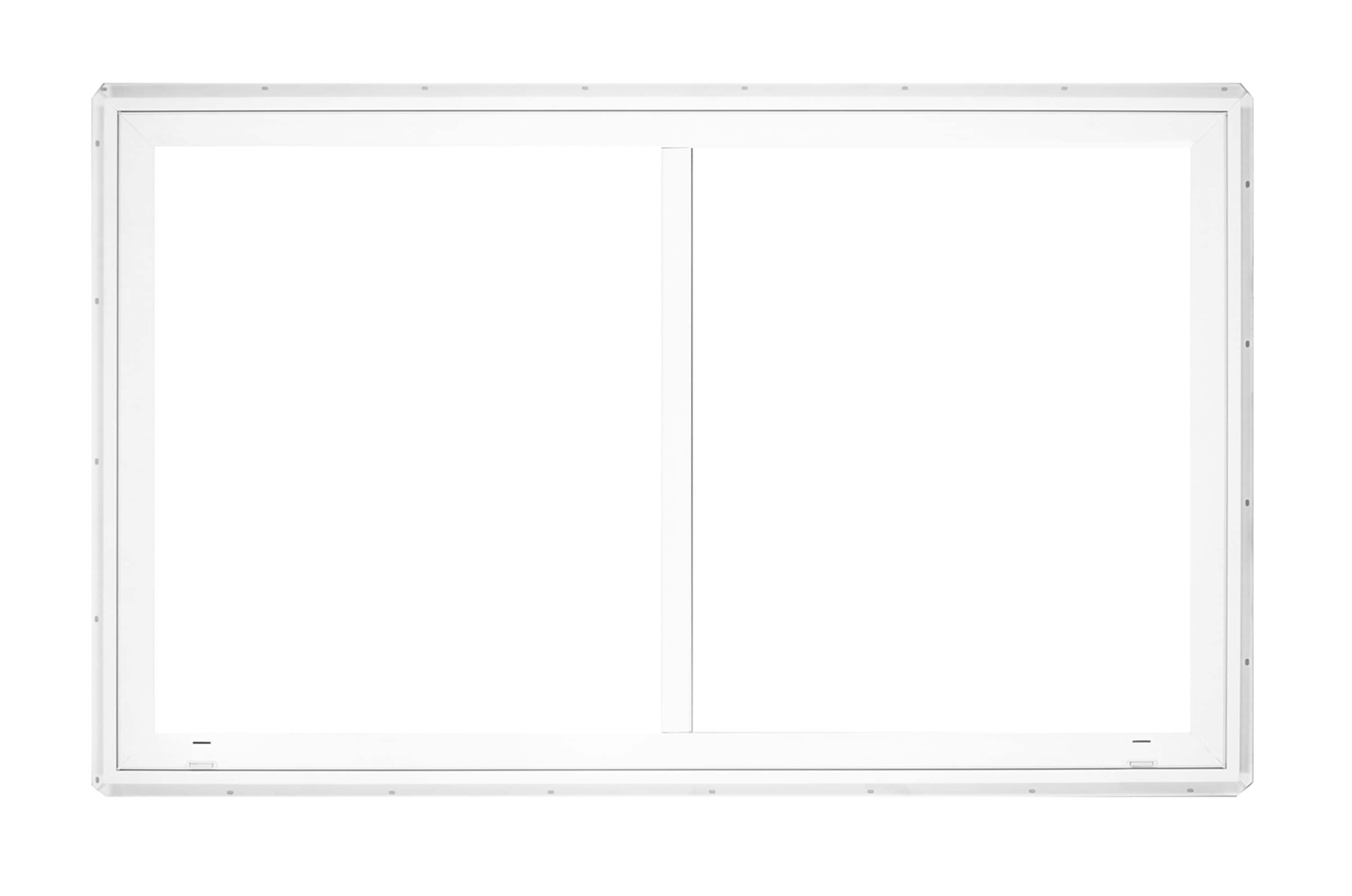 RELIABILT VPSI6036RB 14500 Series 59-1/2-in x 35-1/2-in White Exterior White Interior Left-Handed Vinyl Sliding Window Single strength (Half Screen Included)