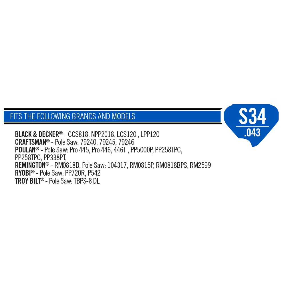 8-Inch Saw Chain For Ccs818 And Npp2018