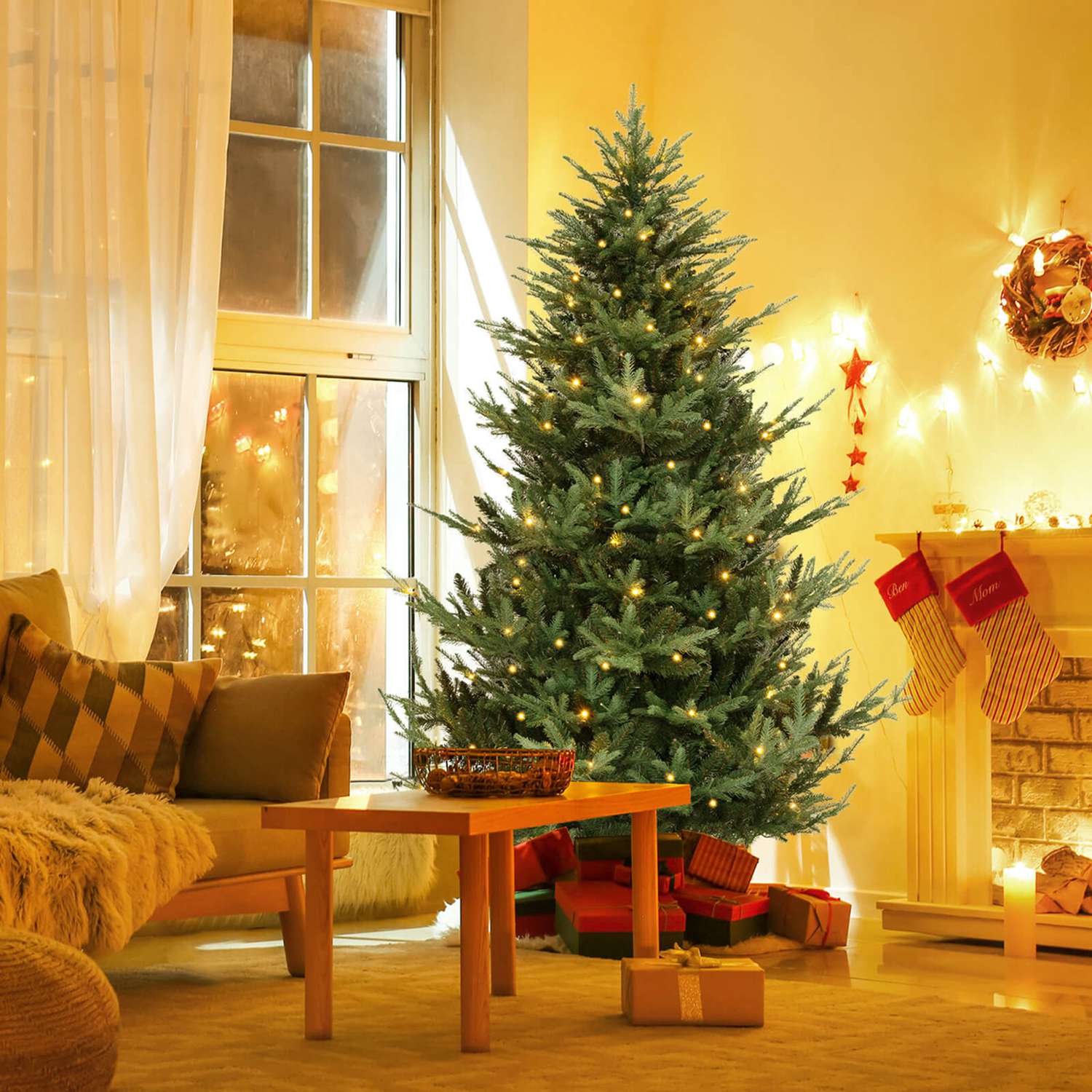Costway CSHY002882 Artificial-Christmas-Trees - View #5