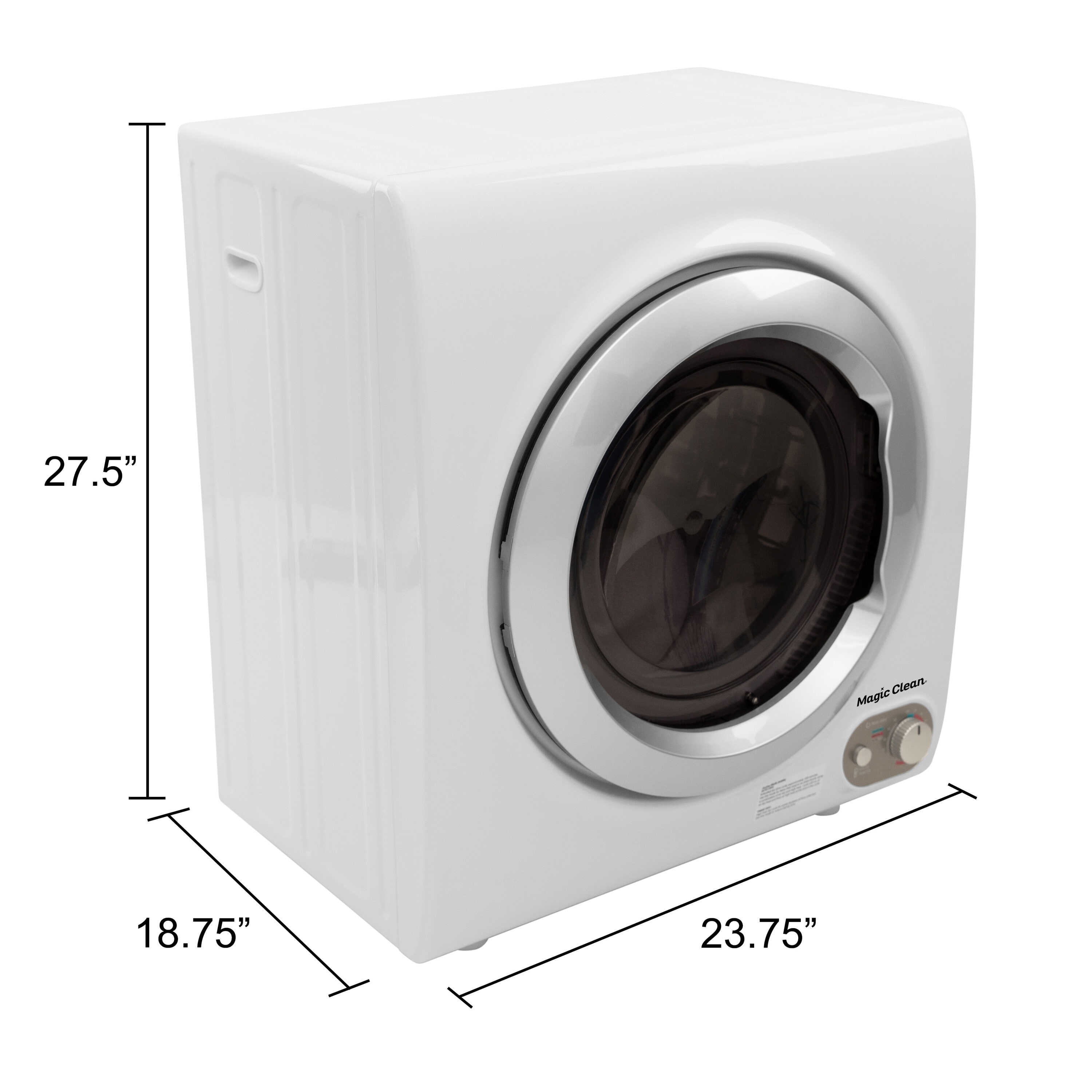 Golden 2.65 cu. ft. 8.8 lbs. Portable Dryer White GYJ40-88F1