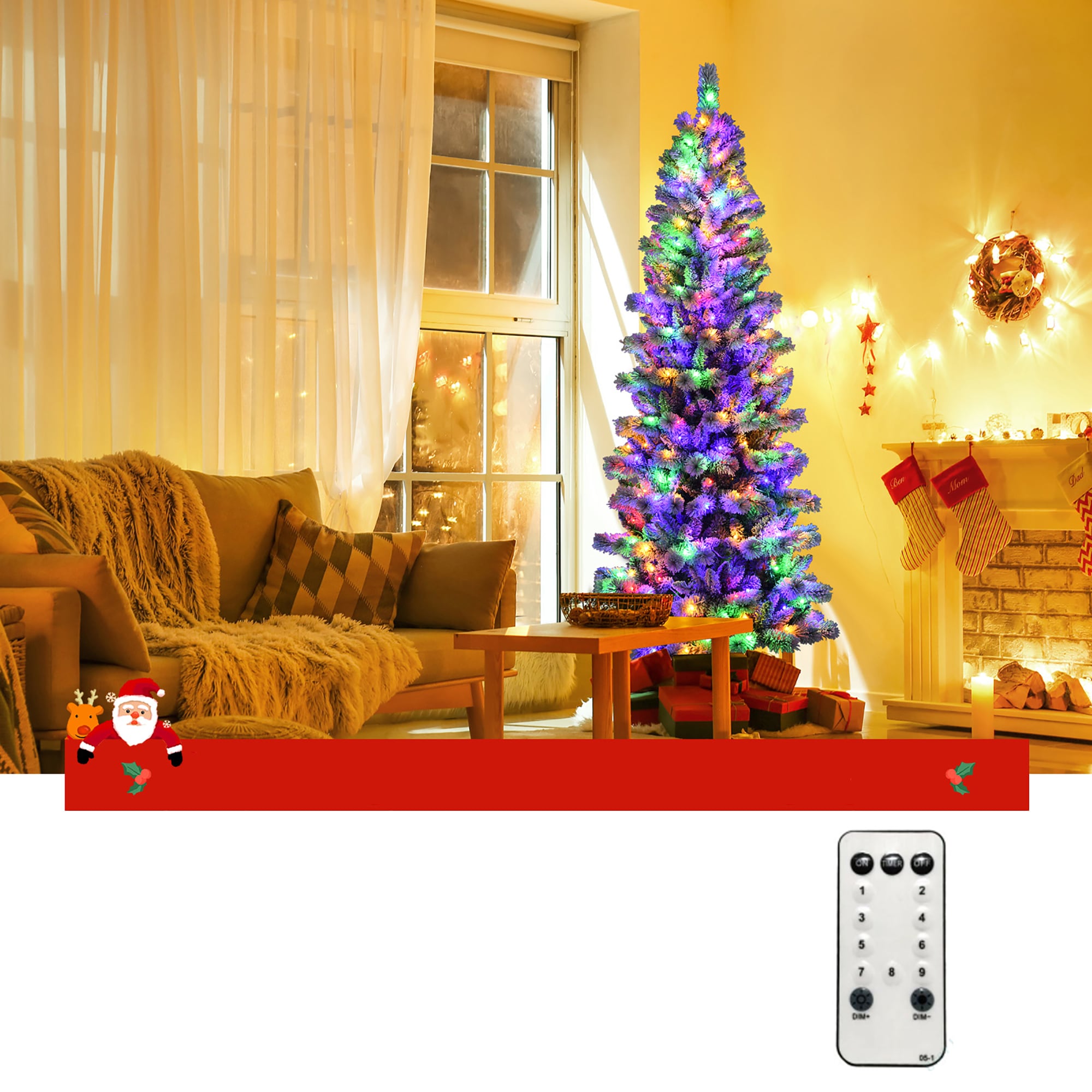 Costway CM23512US Artificial-Christmas-Trees - View #3