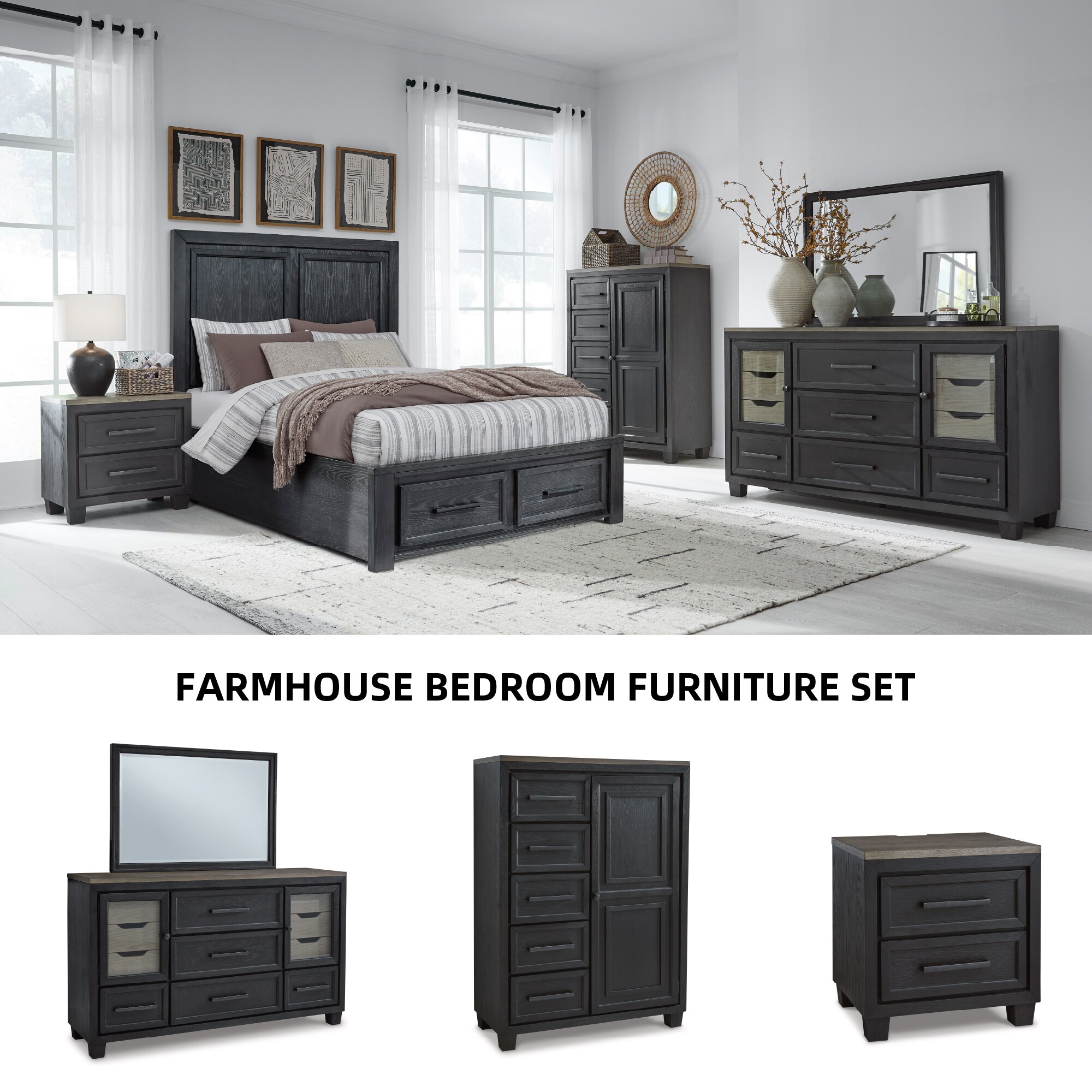 Signature Design by Ashley B989-92 nightstands - View #5
